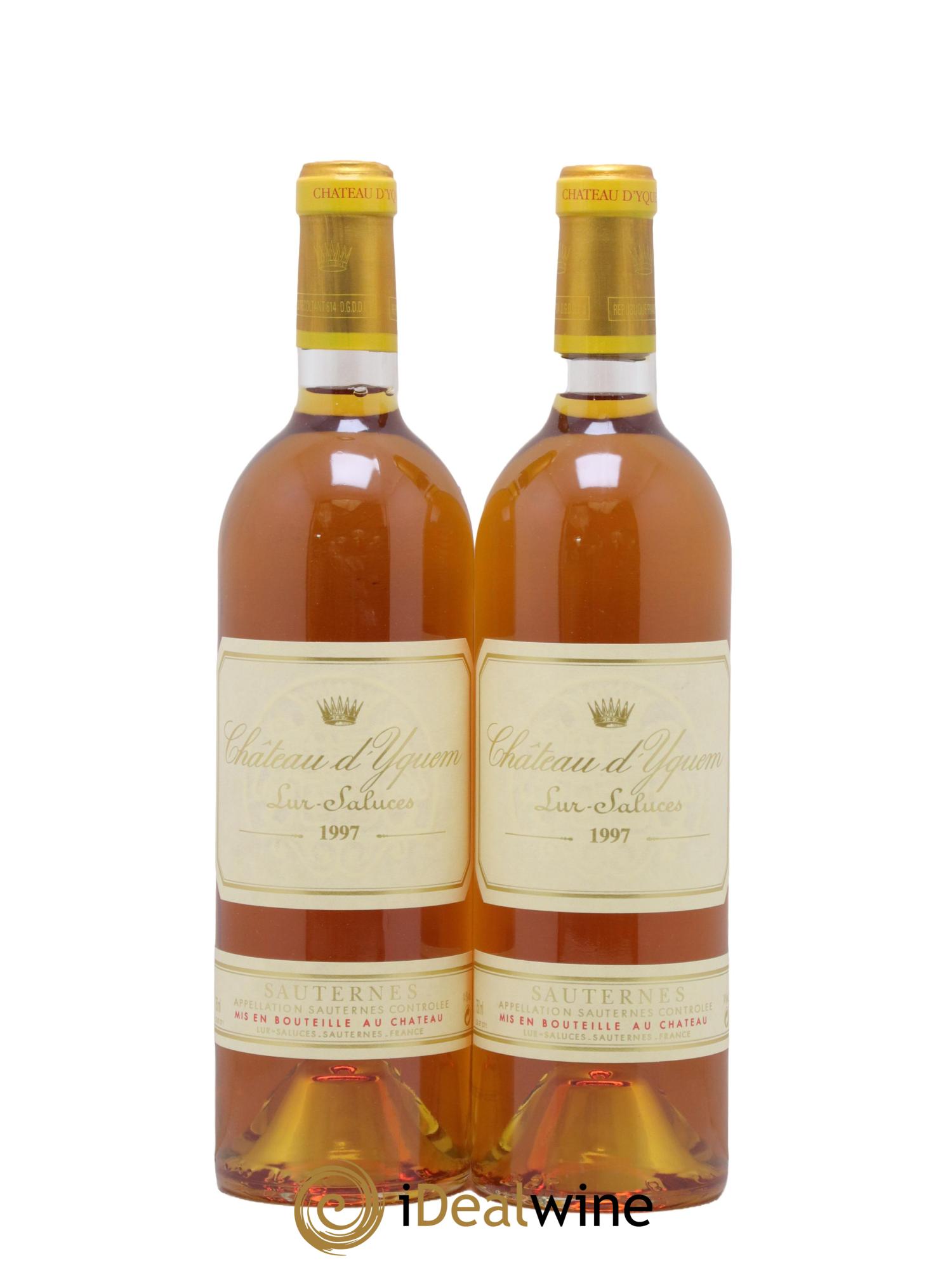 Château d' Yquem 1er Cru Classé Supérieur 1997 - Lot of 2 bottles - 0
