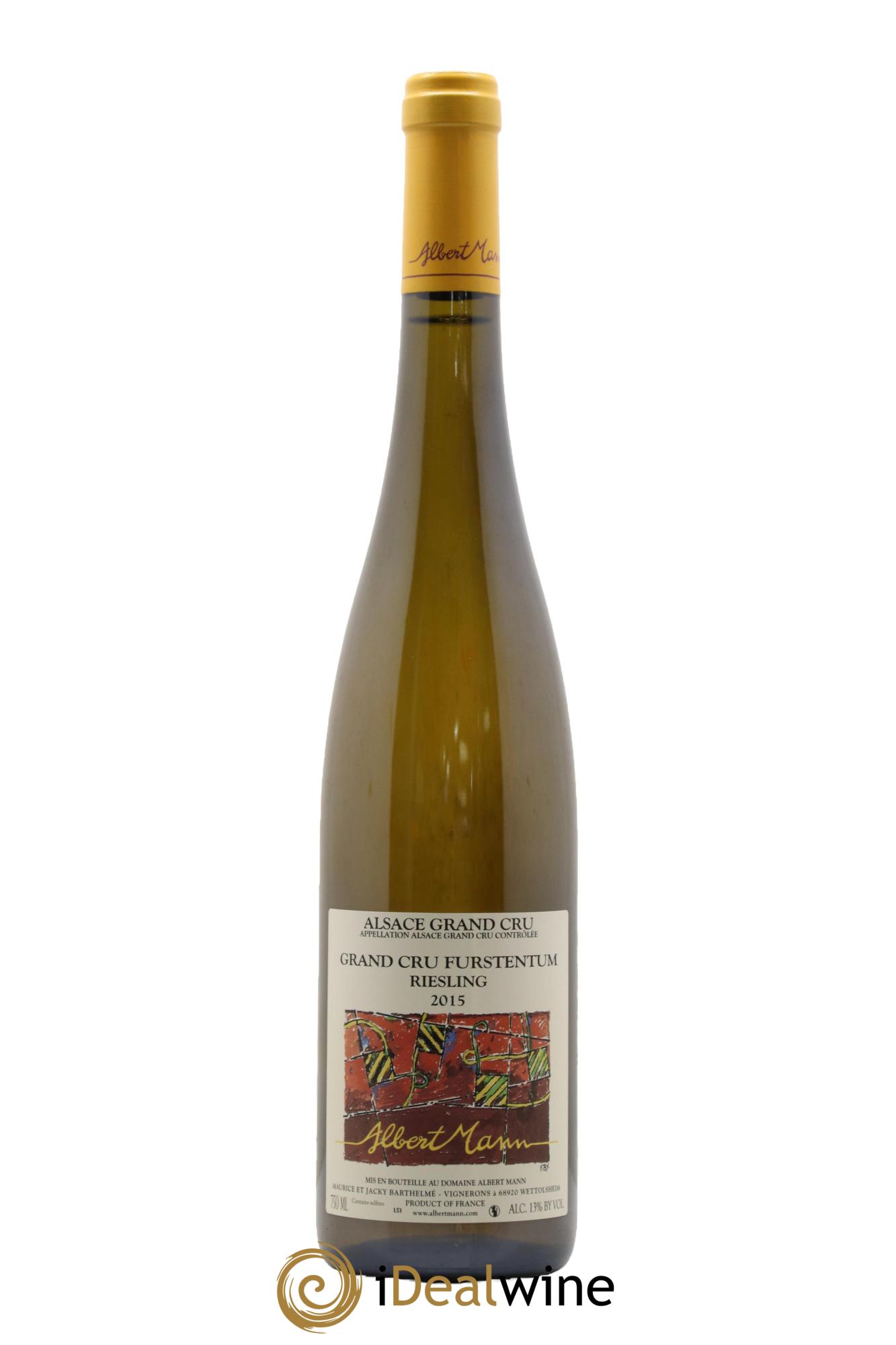 Alsace Riesling Grand Cru Furstentum Albert Mann 2015 - Lot de 1 bouteille - 0