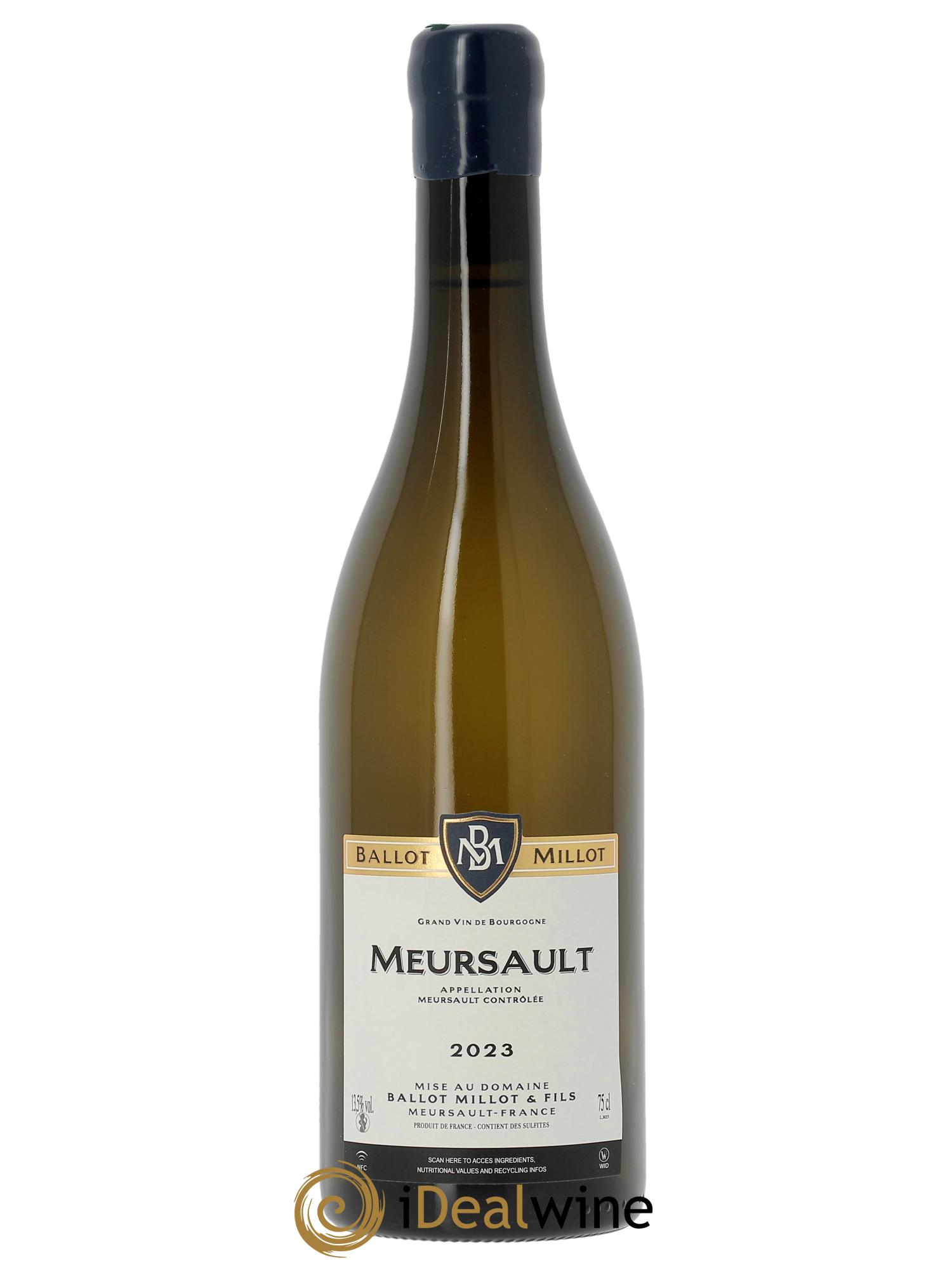 Meursault Ballot Millot 2023 - Lotto di 1 bottiglia - 0