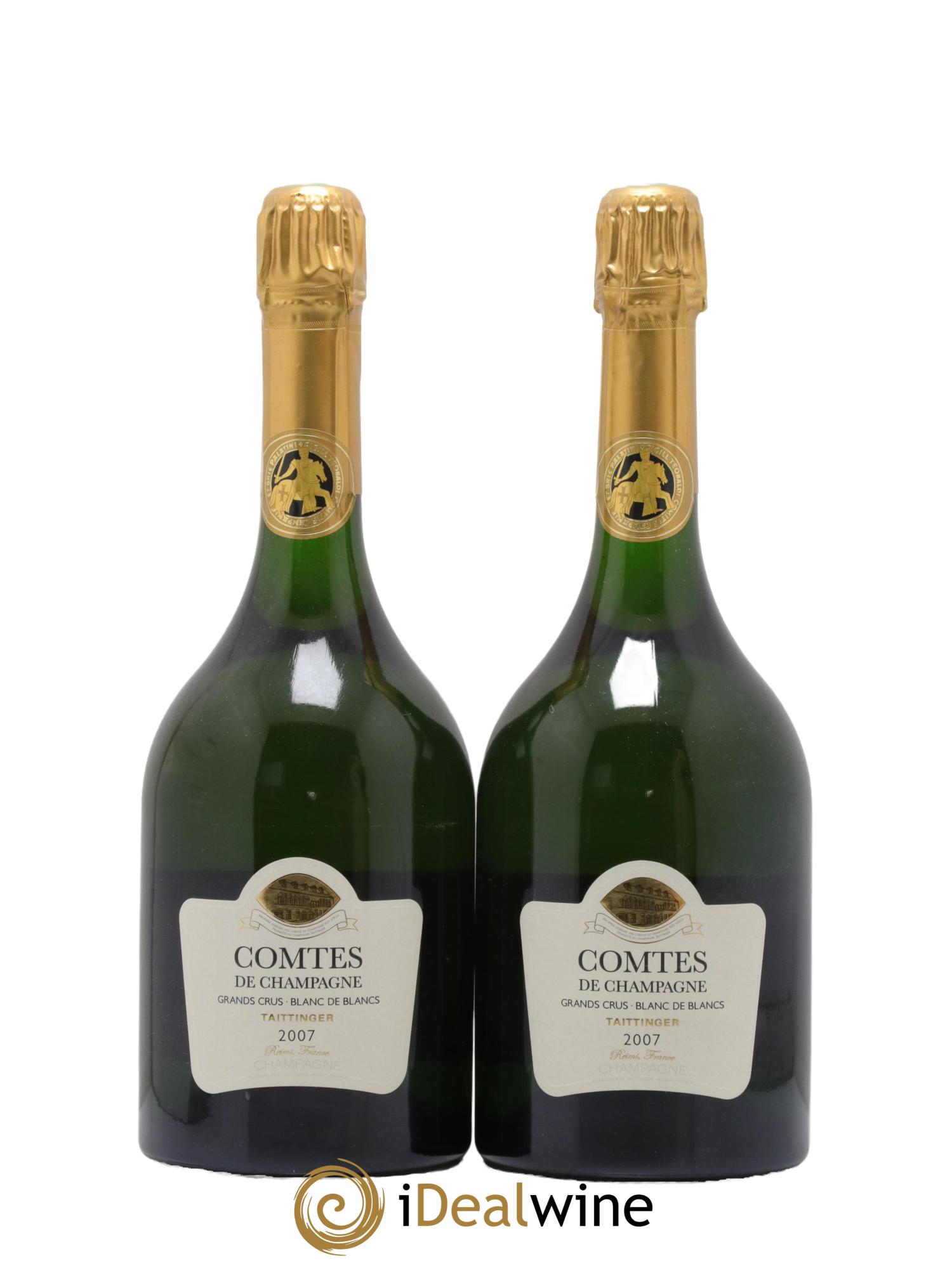 Comtes de Champagne Taittinger 2007 - Lot de 2 bouteilles - 0