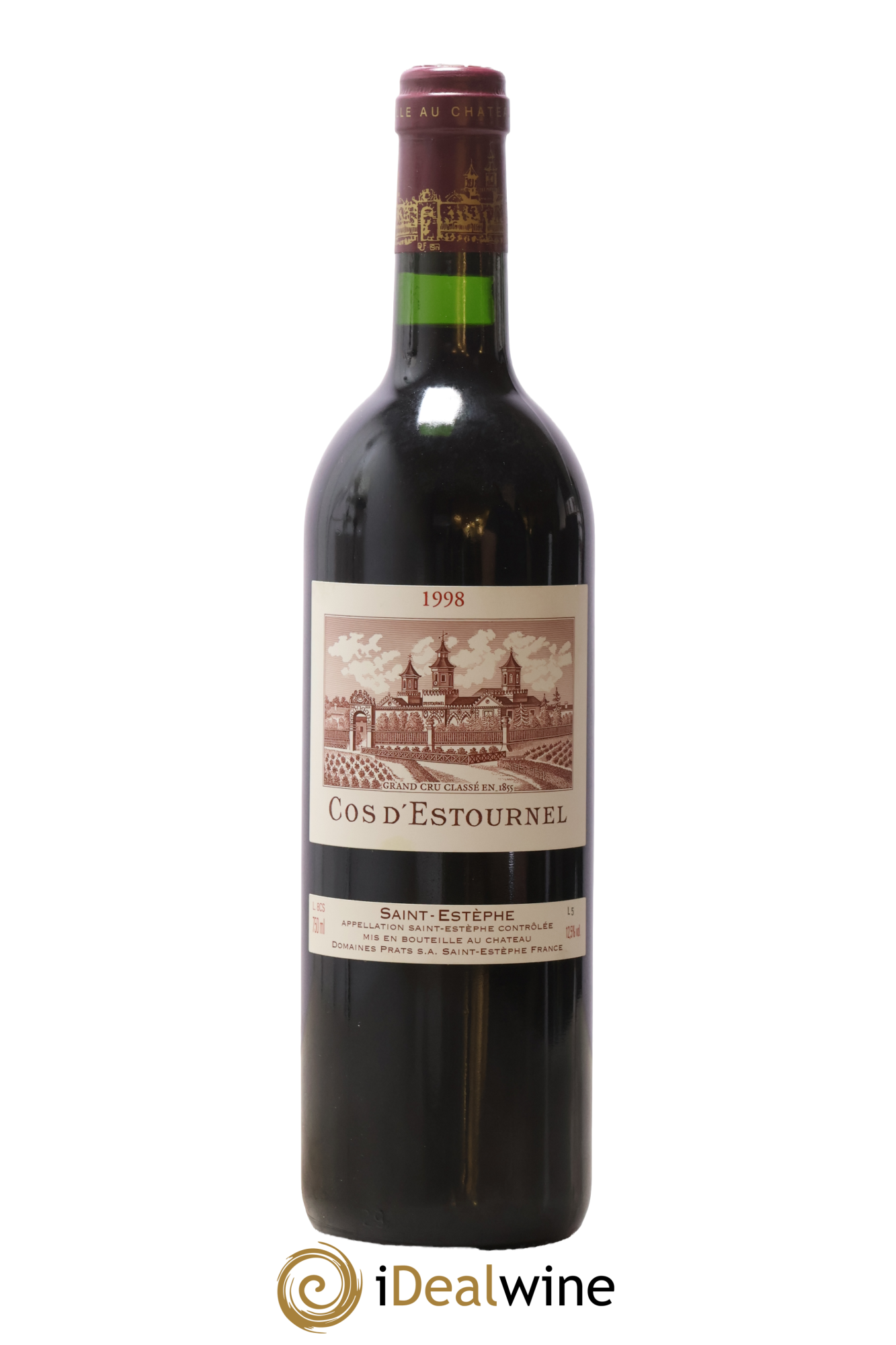 Cos d'Estournel 2ème Grand Cru Classé 1998 - Lot de 1 bouteille - 0