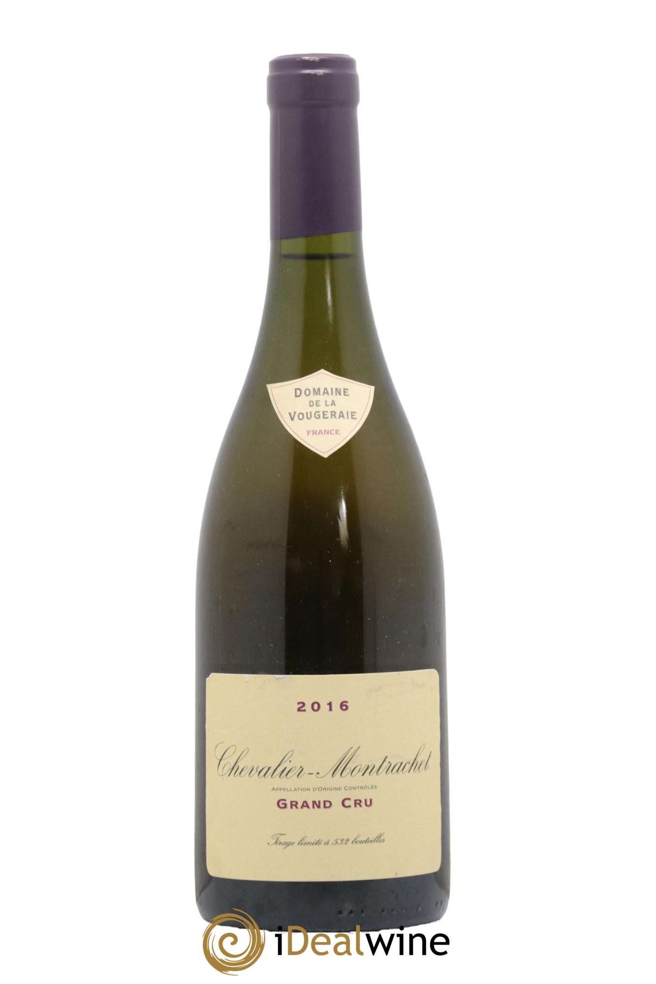 Chevalier-Montrachet Grand Cru La Vougeraie 2016 - Lot de 1 bouteille - 0