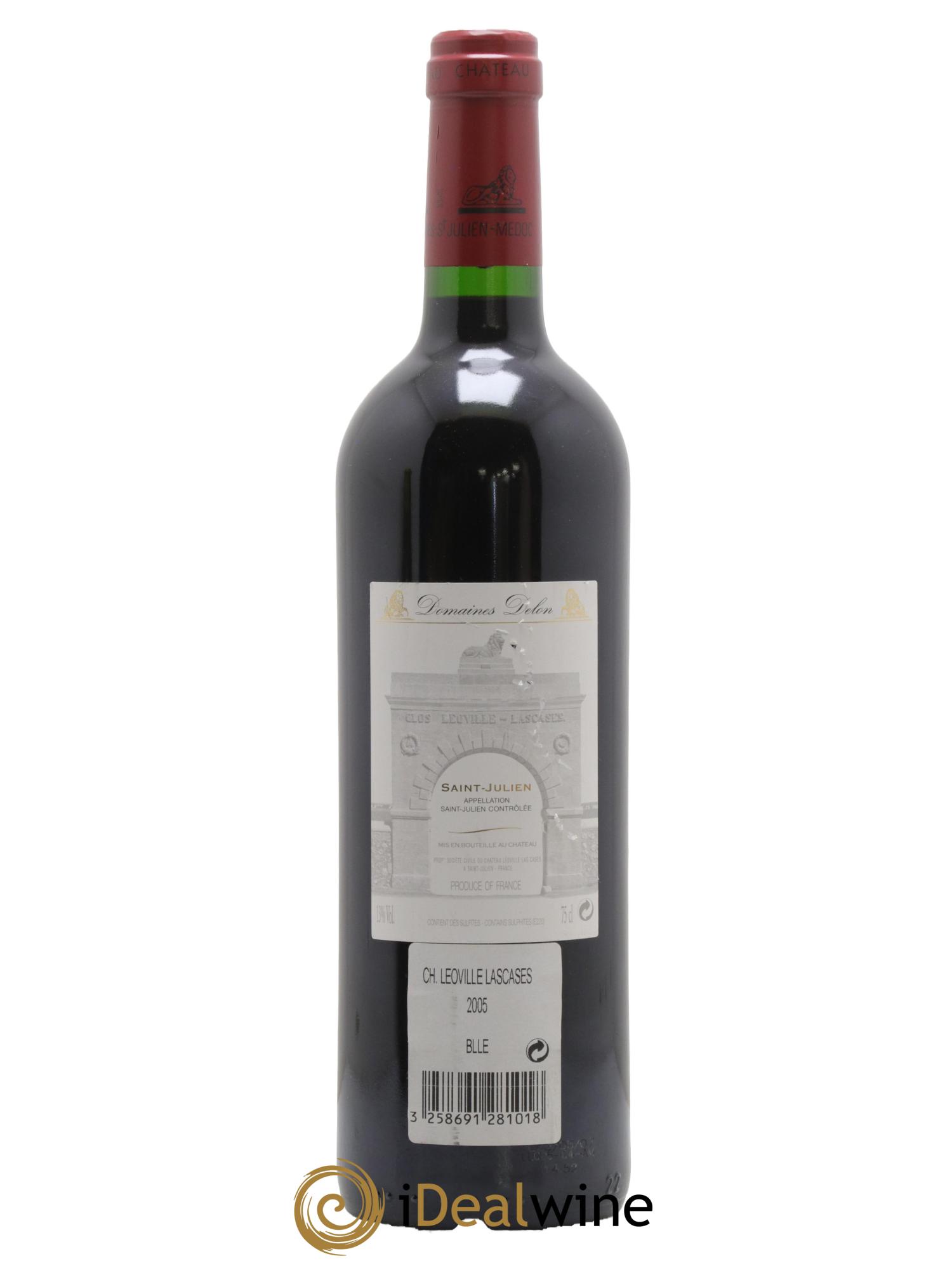 Château Léoville Las Cases 2ème Grand Cru Classé 2005 - Lot de 1 bouteille - 1