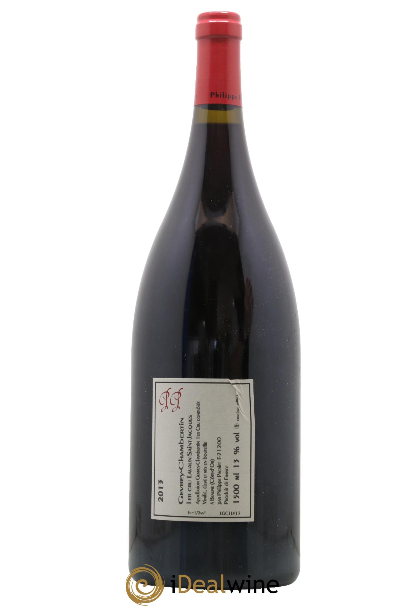 Gevrey-Chambertin 1er Cru Lavaux Saint-Jacques Philippe Pacalet 2013 - Lot of 1 magnum - 1