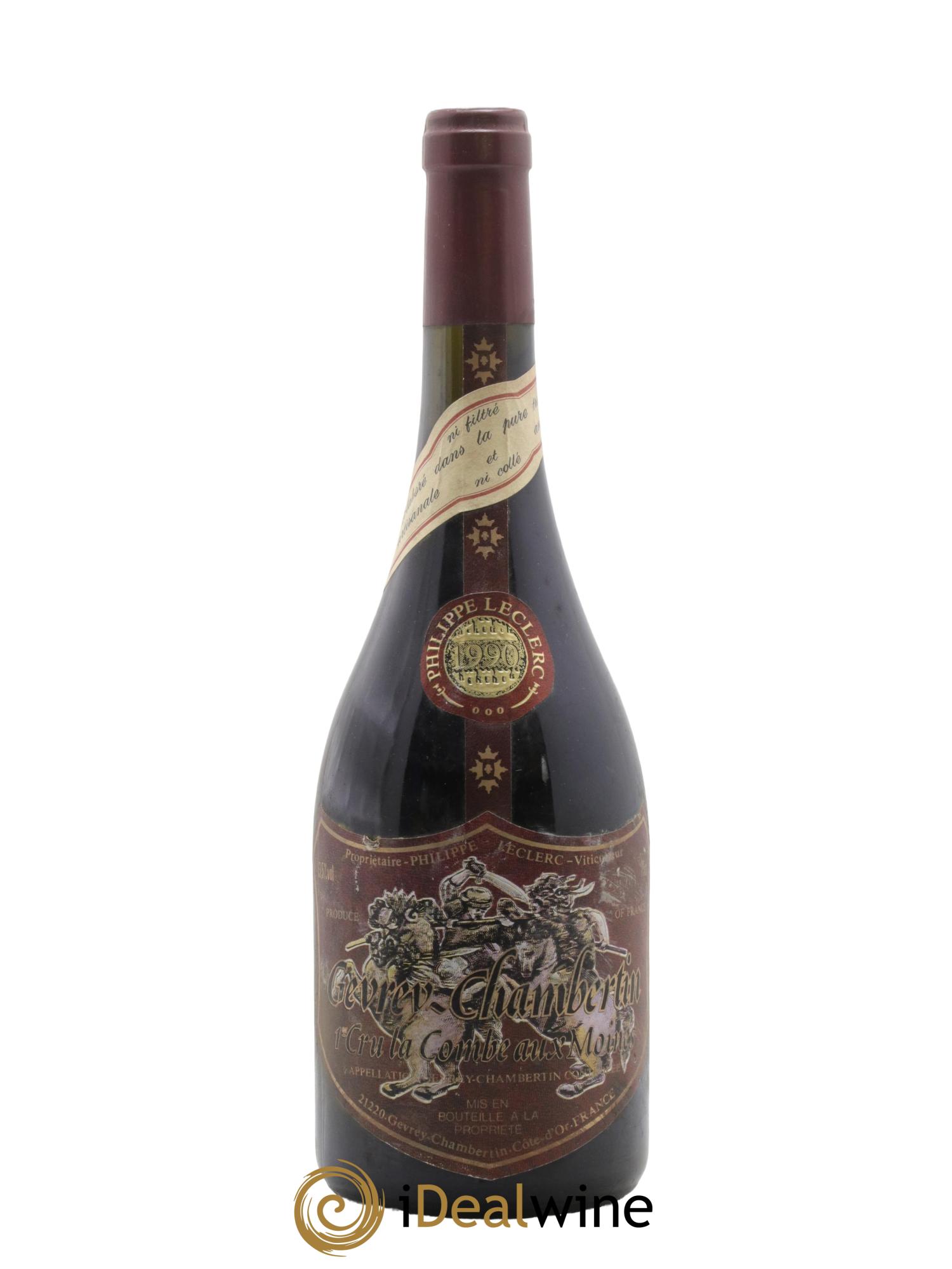 Gevrey-Chambertin 1er Cru La Combe aux Moines Philippe Leclerc 1990 - Lot de 1 bouteille - 0