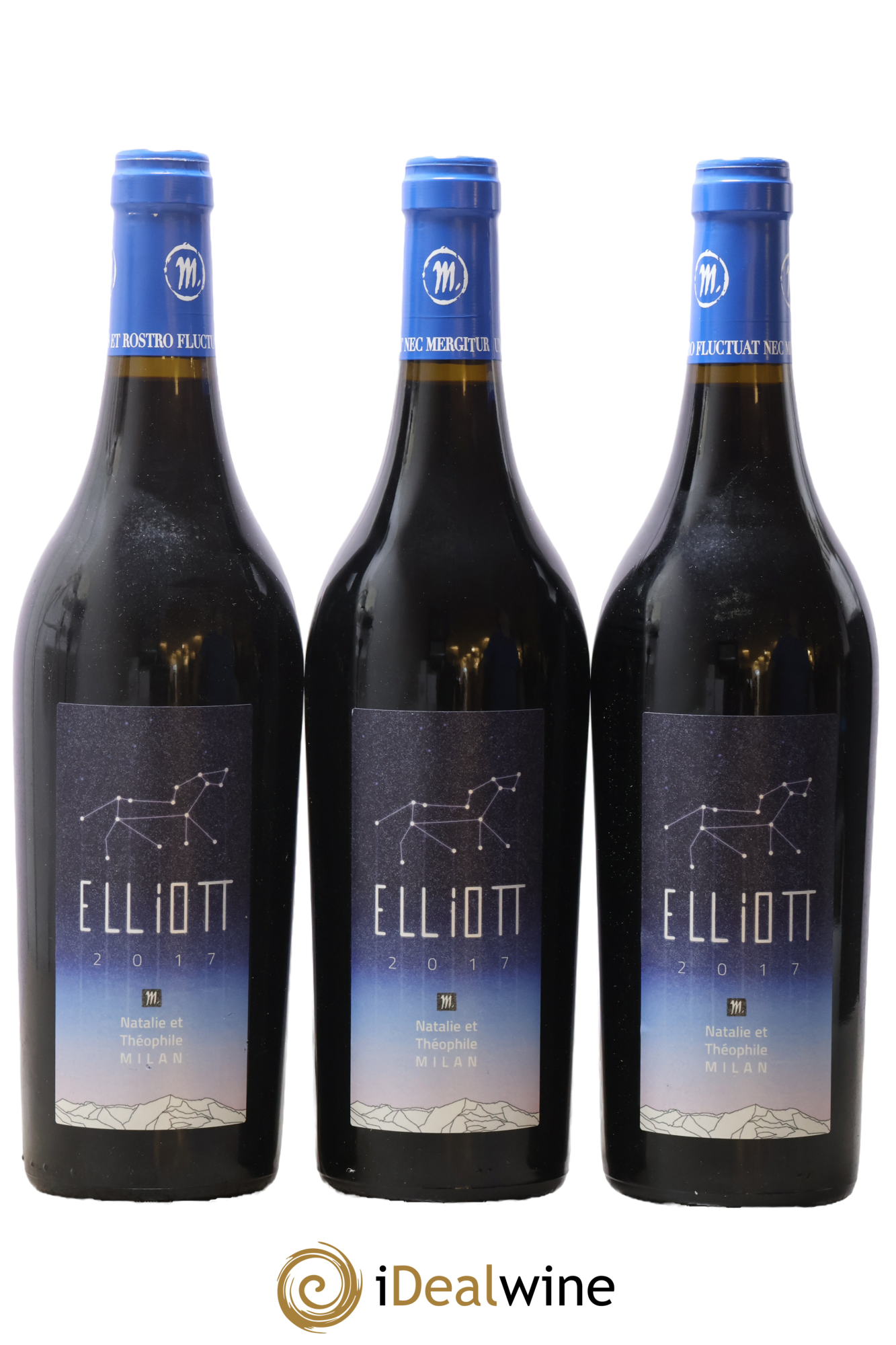 Vin de France Cuvée Elliott Henri Milan 2017 - Lot de 3 bouteilles - 0