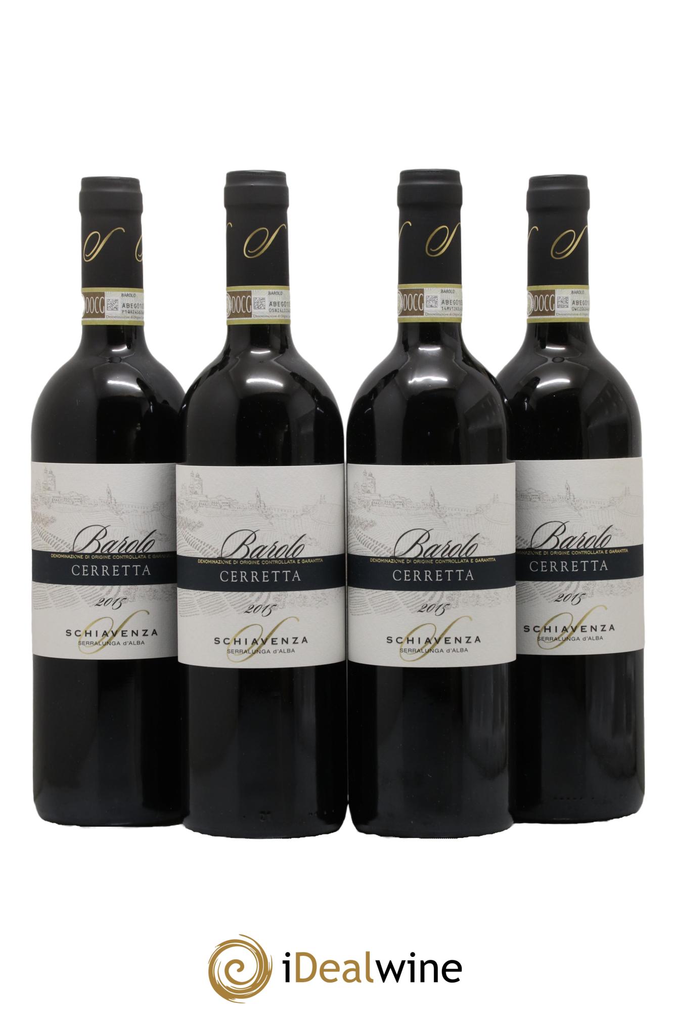 Barolo DOCG Cerreta Schiavenza 2015 - Lot de 4 bouteilles - 0