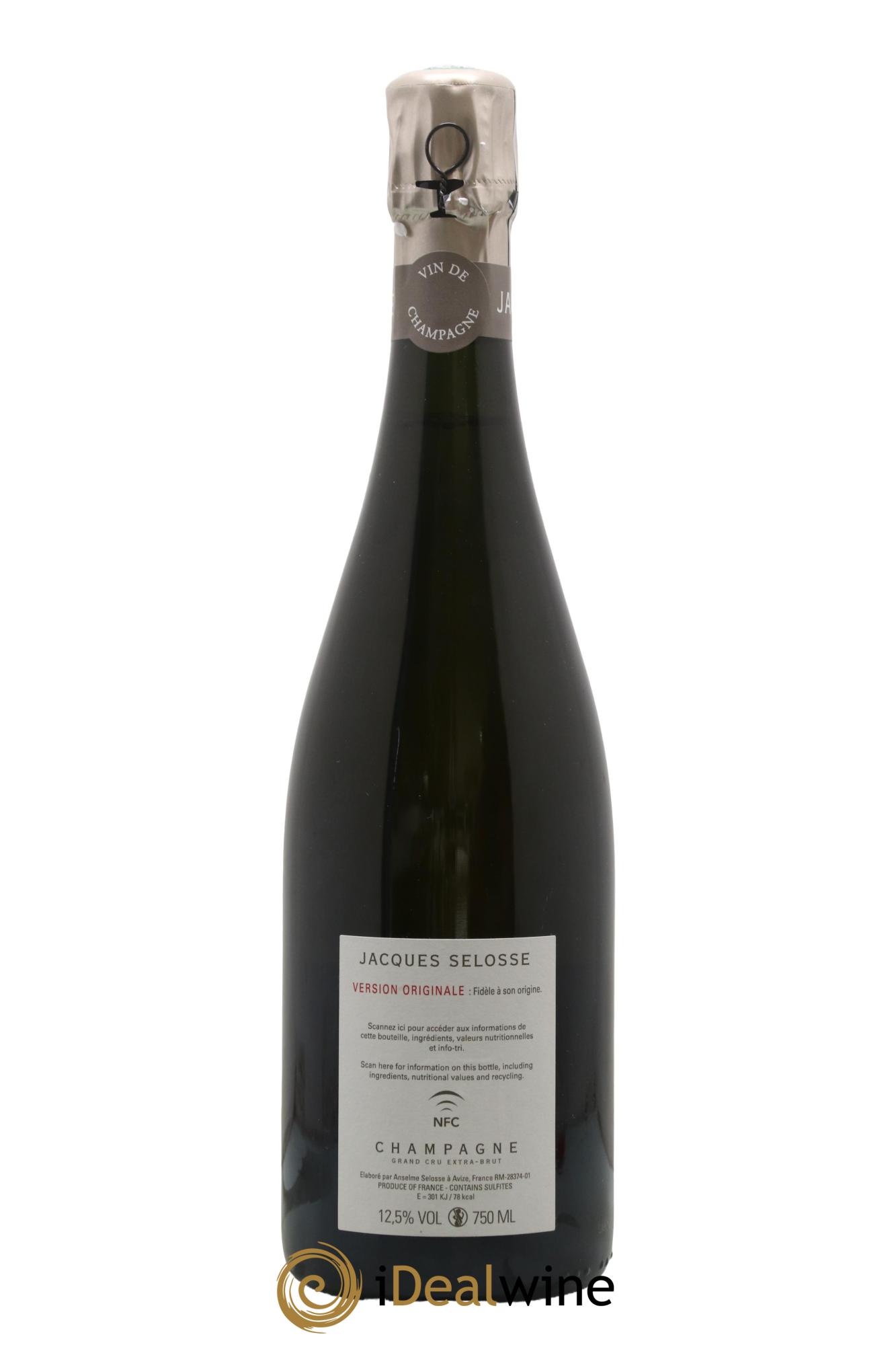Version Originale Jacques Selosse - Lot of 1 bottle - 1