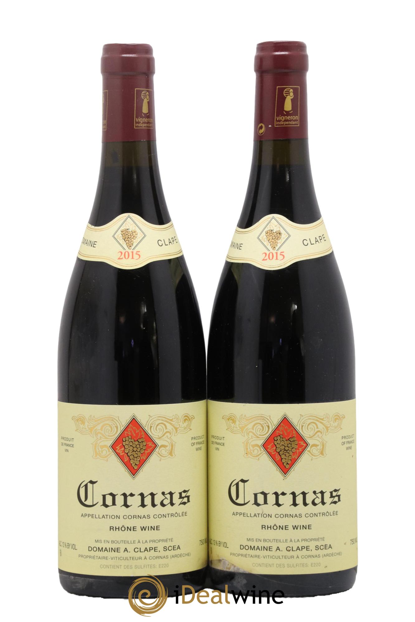 Cornas Auguste Clape 2015 - Posten von 2 Flaschen - 0