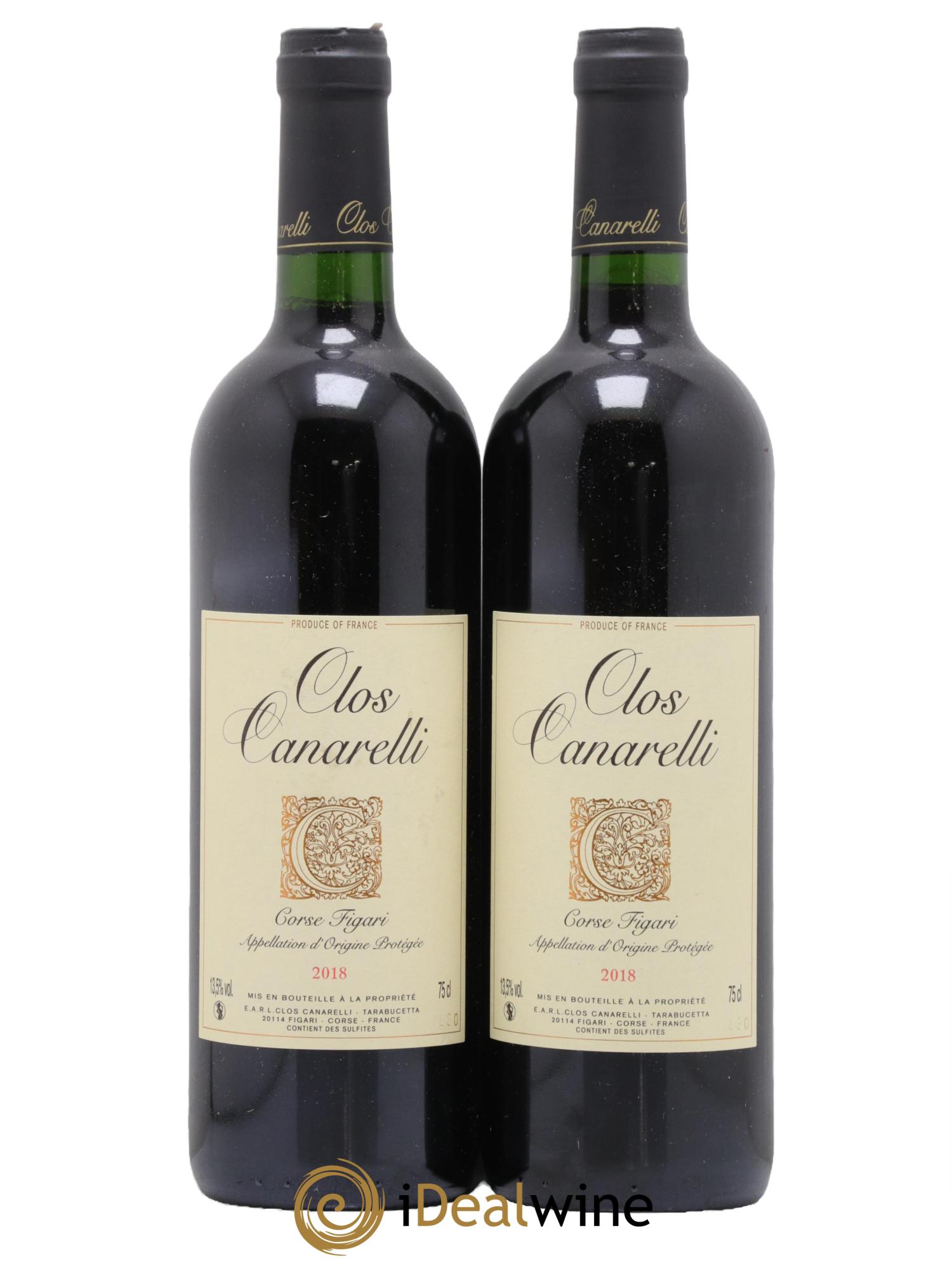 Figari Clos Canarelli 2018 - Posten von 2 Flaschen - 0