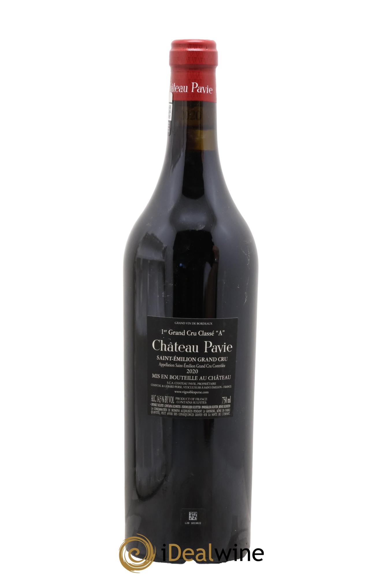 Château Pavie 1er Grand Cru Classé A 2020 - Lotto di 1 bottiglia - 1