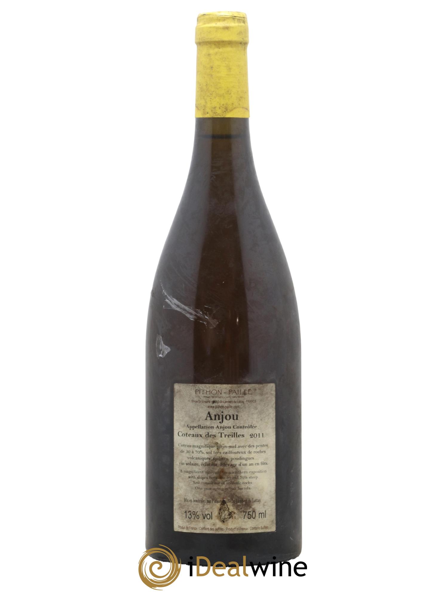 Anjou Coteau Des Treilles Pithon-Paillé 2011 - Lot de 1 bouteille - 1