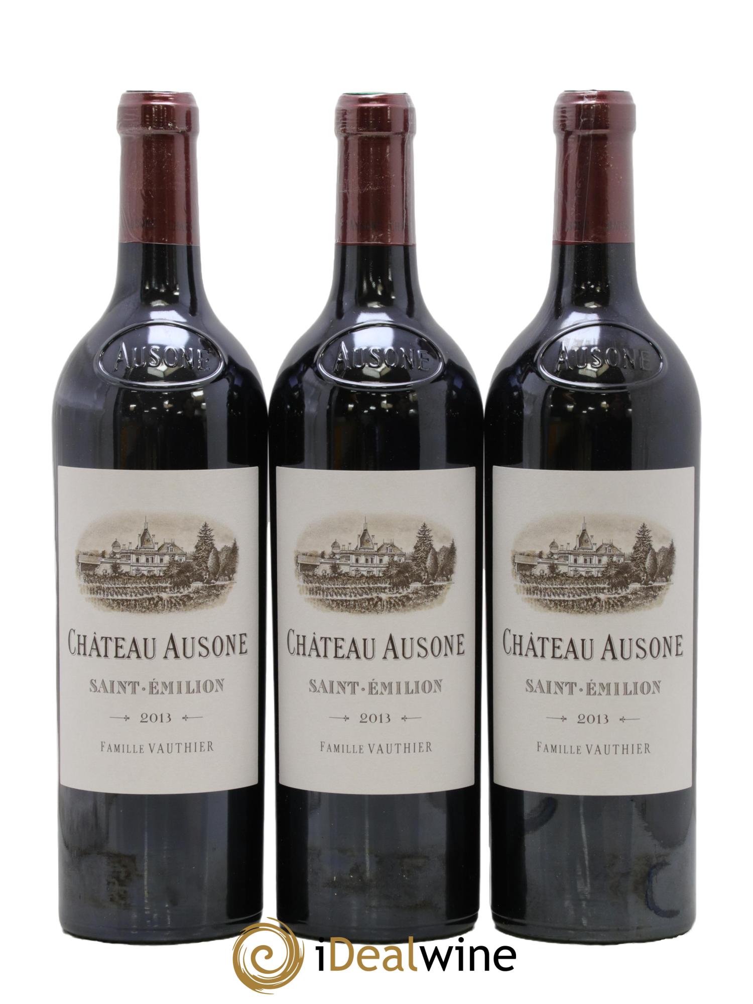 Château Ausone 1er Grand Cru Classé A 2013 - Lot of 3 bottles - 0