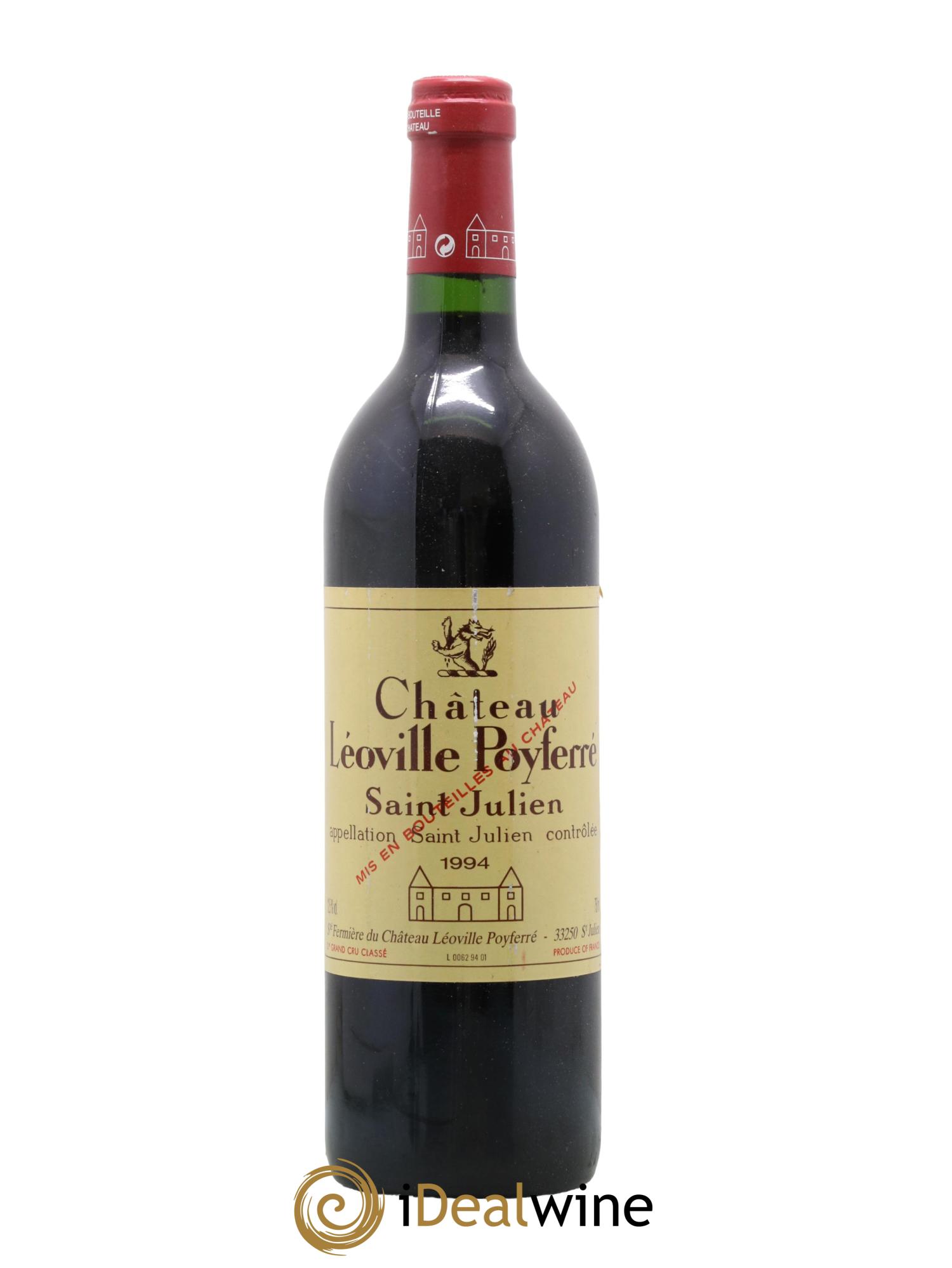 Château Léoville Poyferré 2ème Grand Cru Classé 1994 - Lot de 1 bouteille - 0