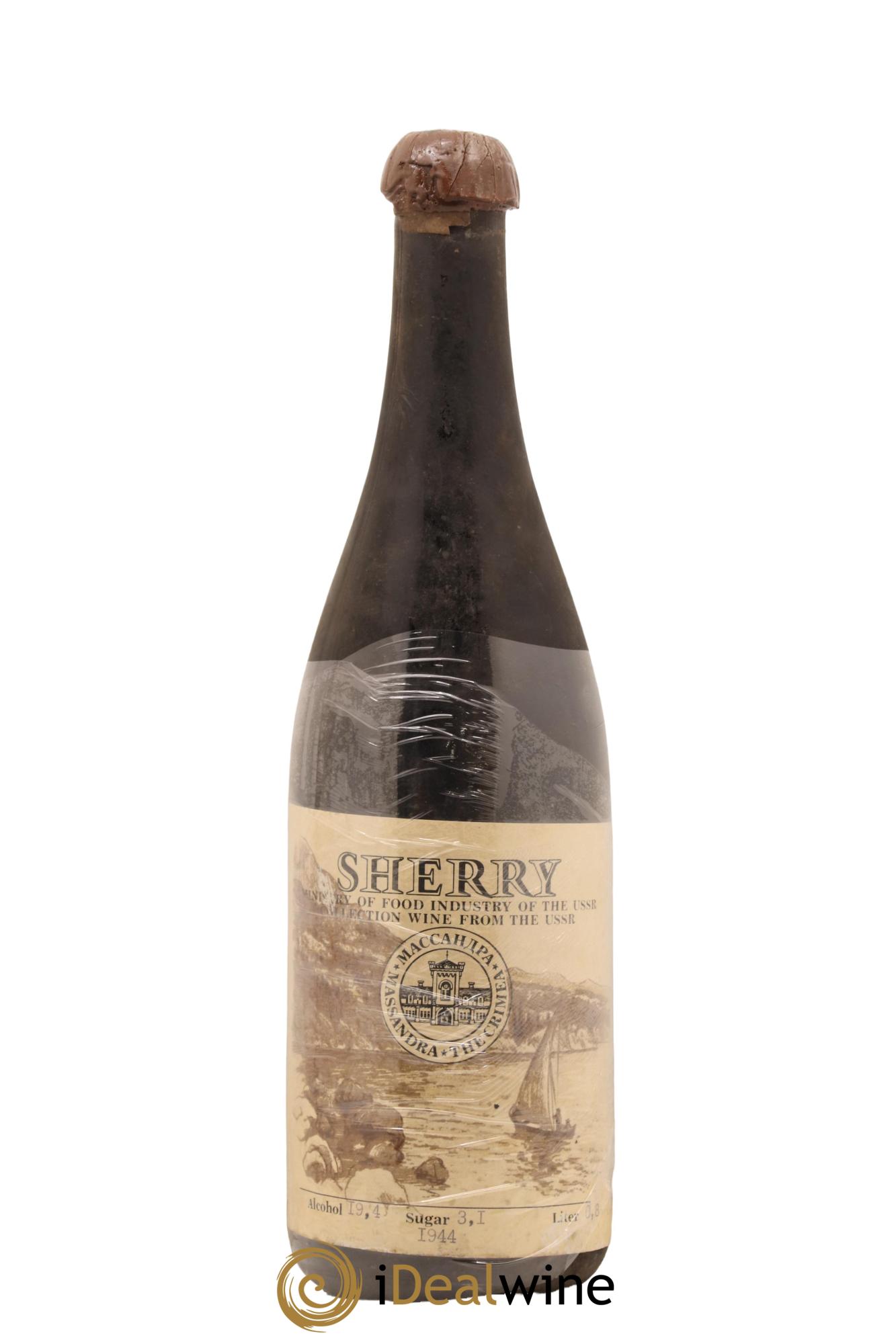 Vins Etrangers Ukraine Sherry Massandra 1944 - Posten von 1 Flasche - 0