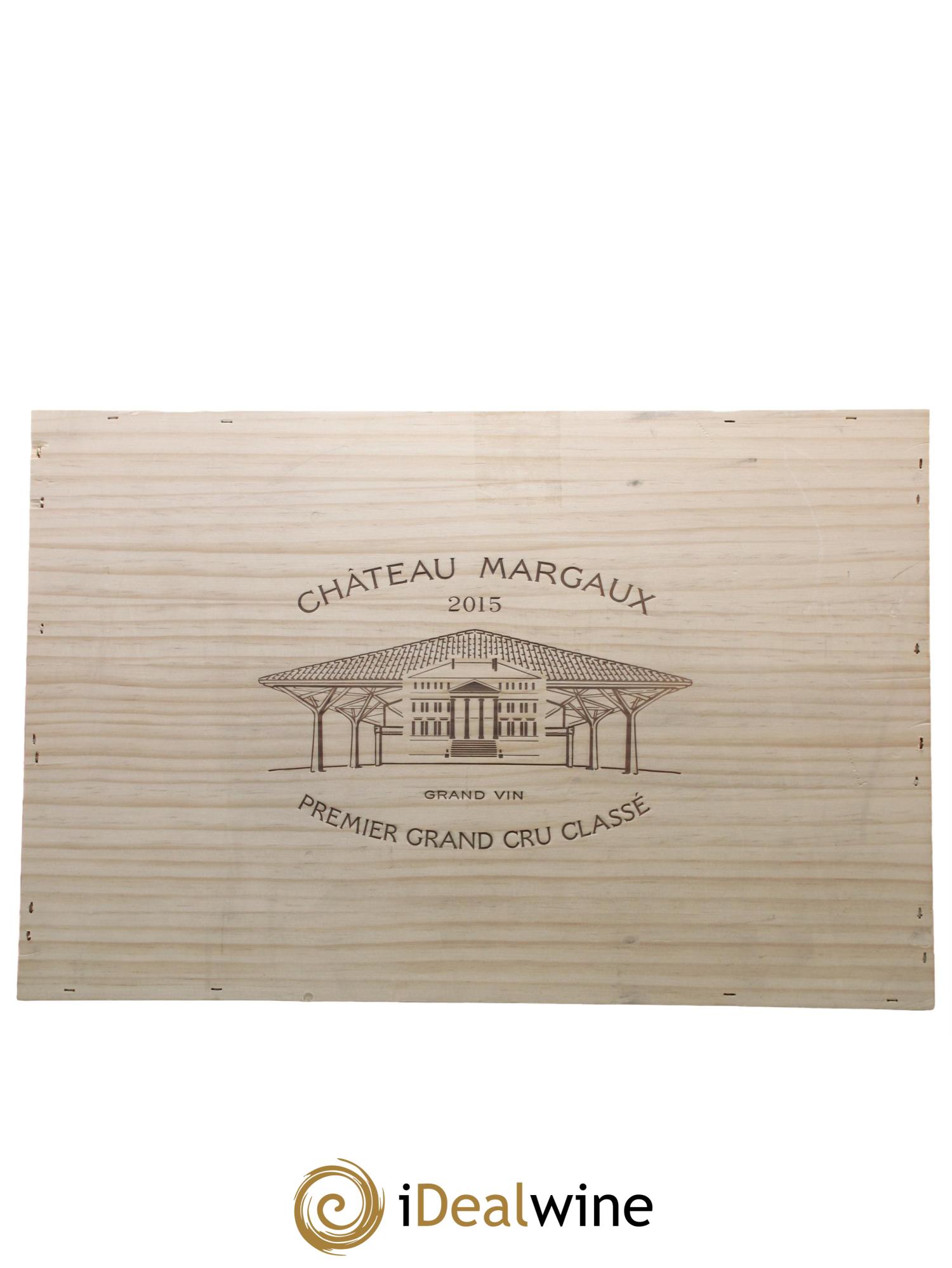 Château Margaux 1er Grand Cru Classé 2015 - Lot de 6 bouteilles - 6