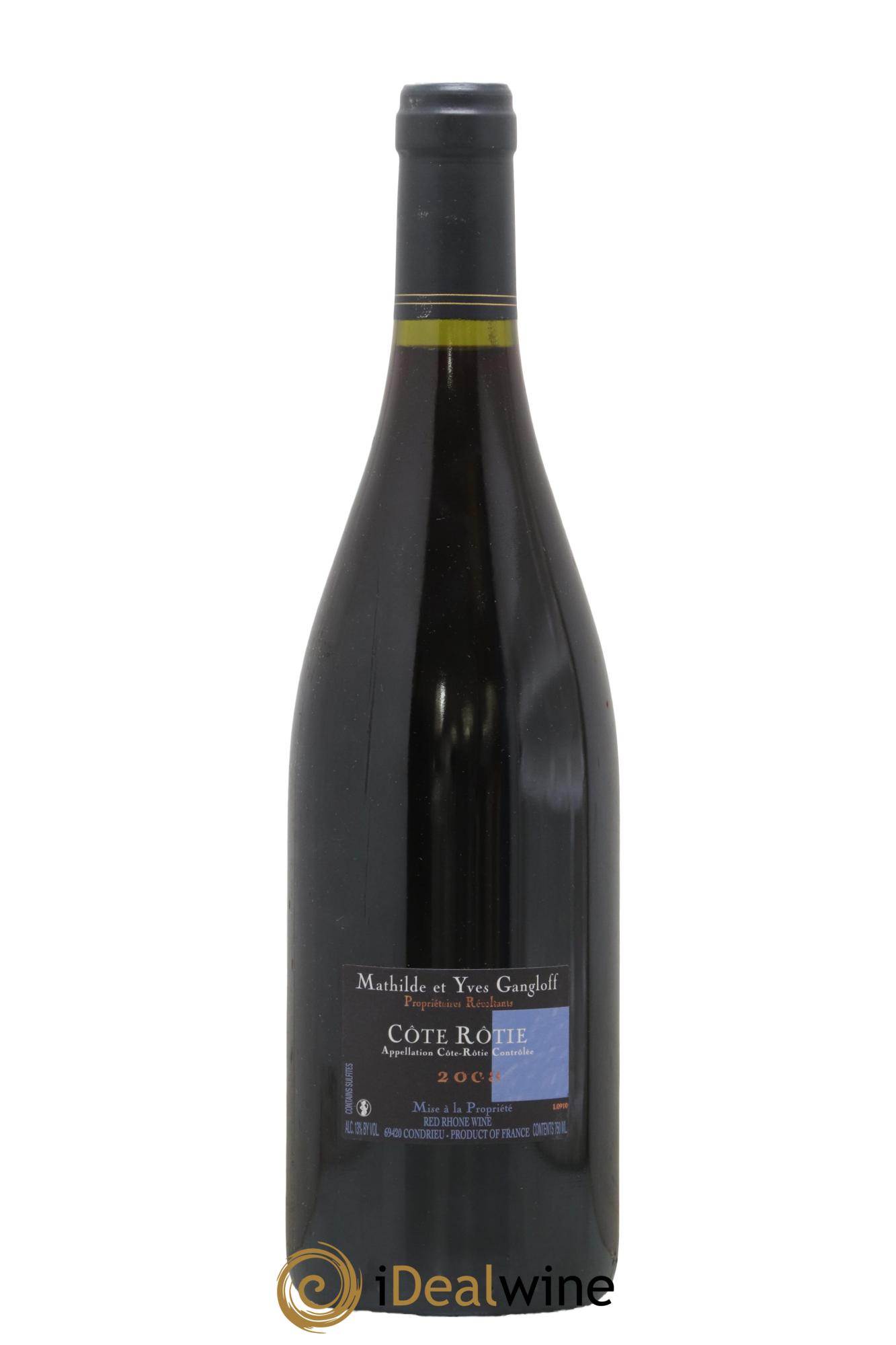 Côte-Rôtie La Barbarine Gangloff (Domaine) 2008 - Lot de 1 bouteille - 1