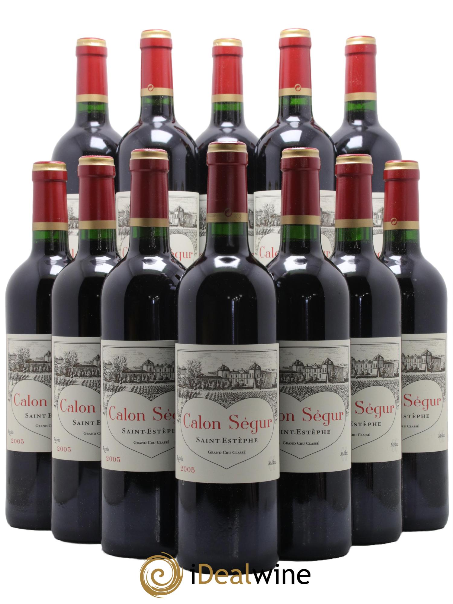 Château Calon Ségur 3ème Grand Cru Classé 2005 - Lot de 12 bouteilles - 0
