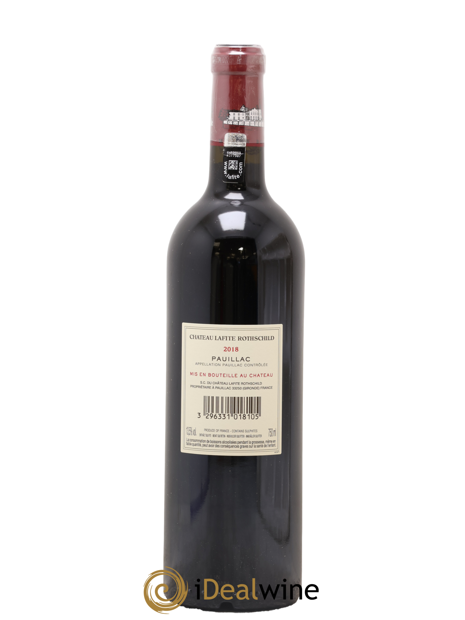 Château Lafite Rothschild 1er Grand Cru Classé 2018 - Posten von 1 Flasche - 2