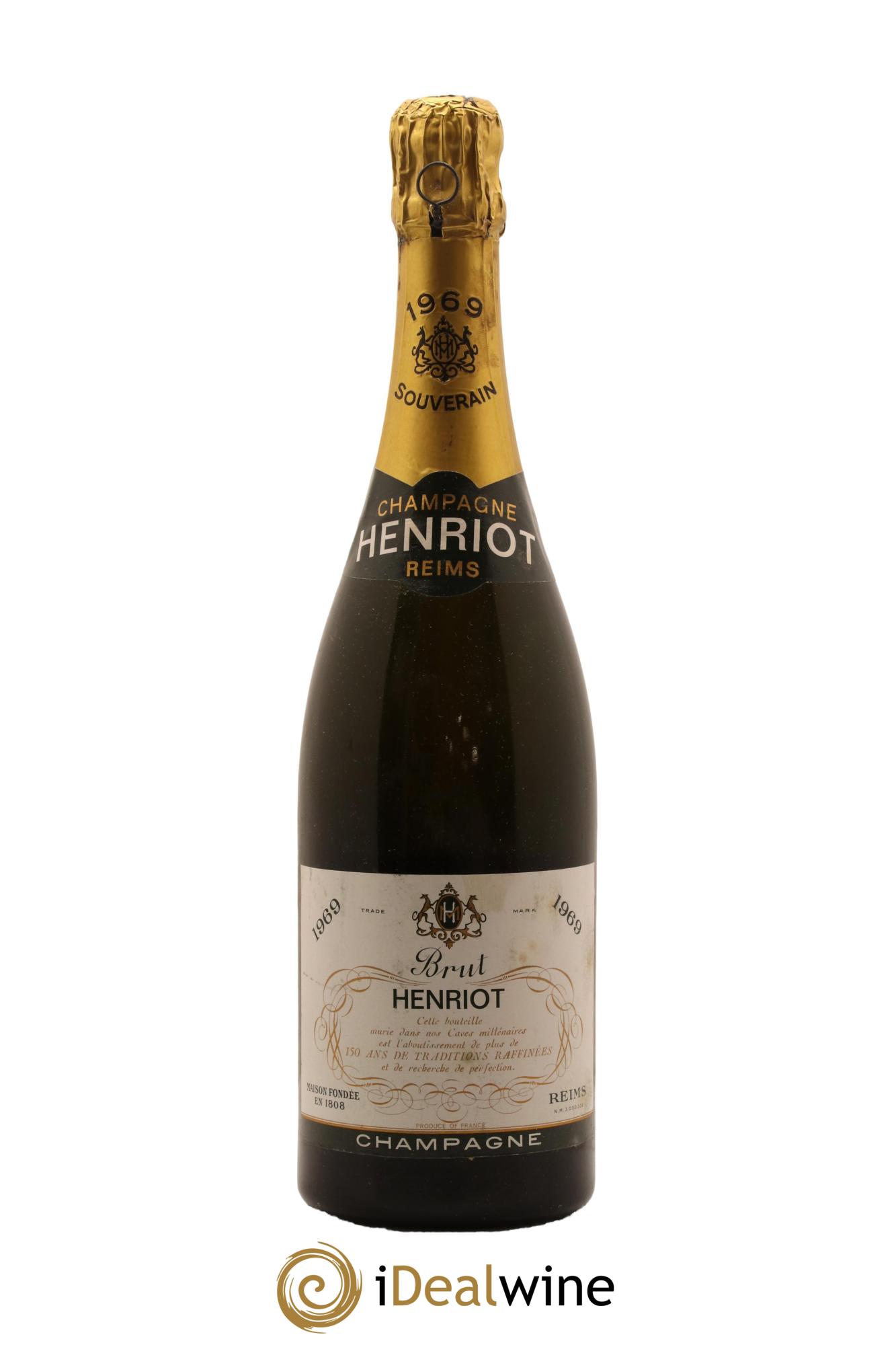 Brut Millésimé Henriot 1969 - Lot de 1 bouteille - 0