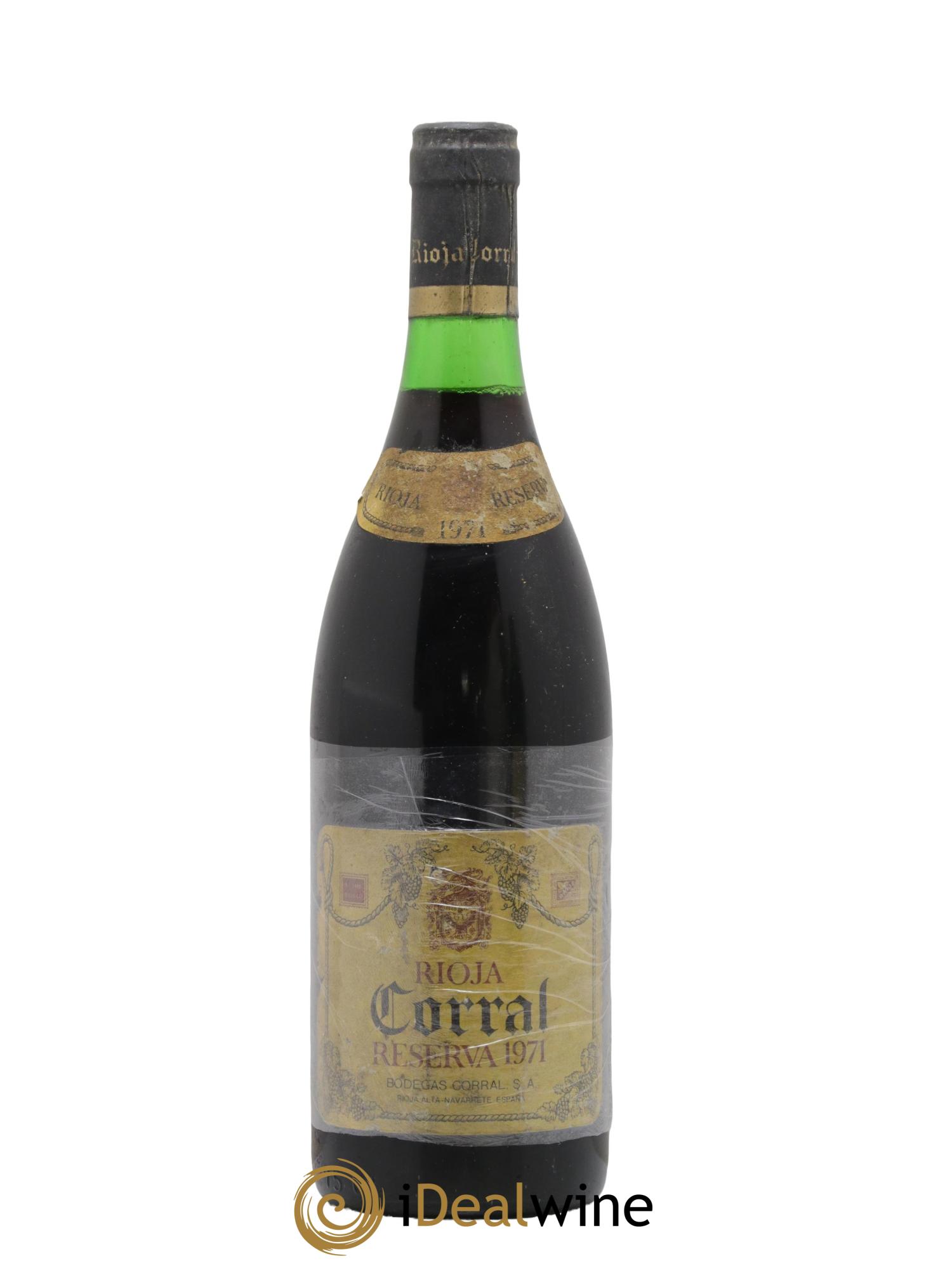 Rioja DOCA Corral Reserva 1971 - Lot of 1 bottle - 0