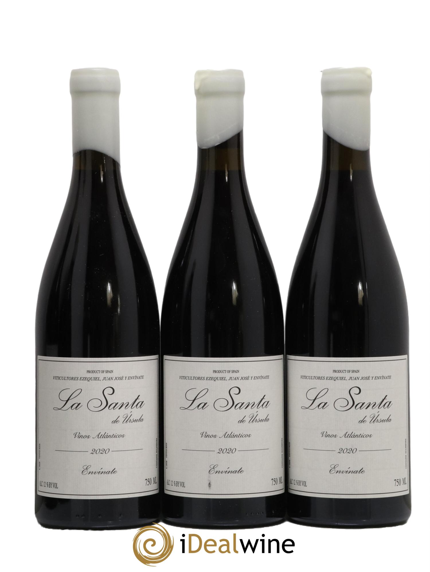 Espagne Tenerife La Santa De Ursula Envinate 2020 - Lot de 3 bouteilles - 0