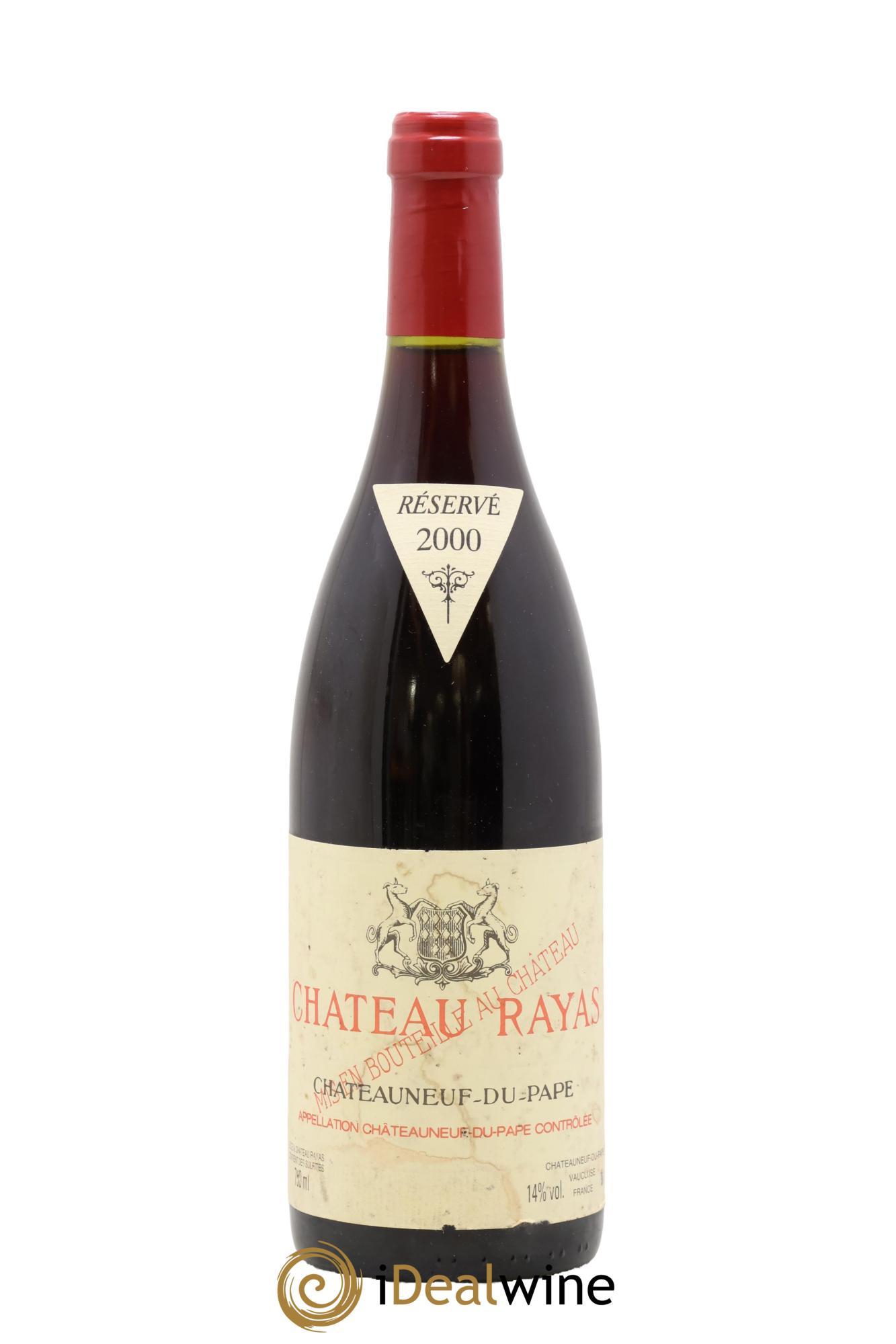 Châteauneuf-du-Pape Château Rayas Emmanuel Reynaud 2000 - Lot de 1 bouteille - 0