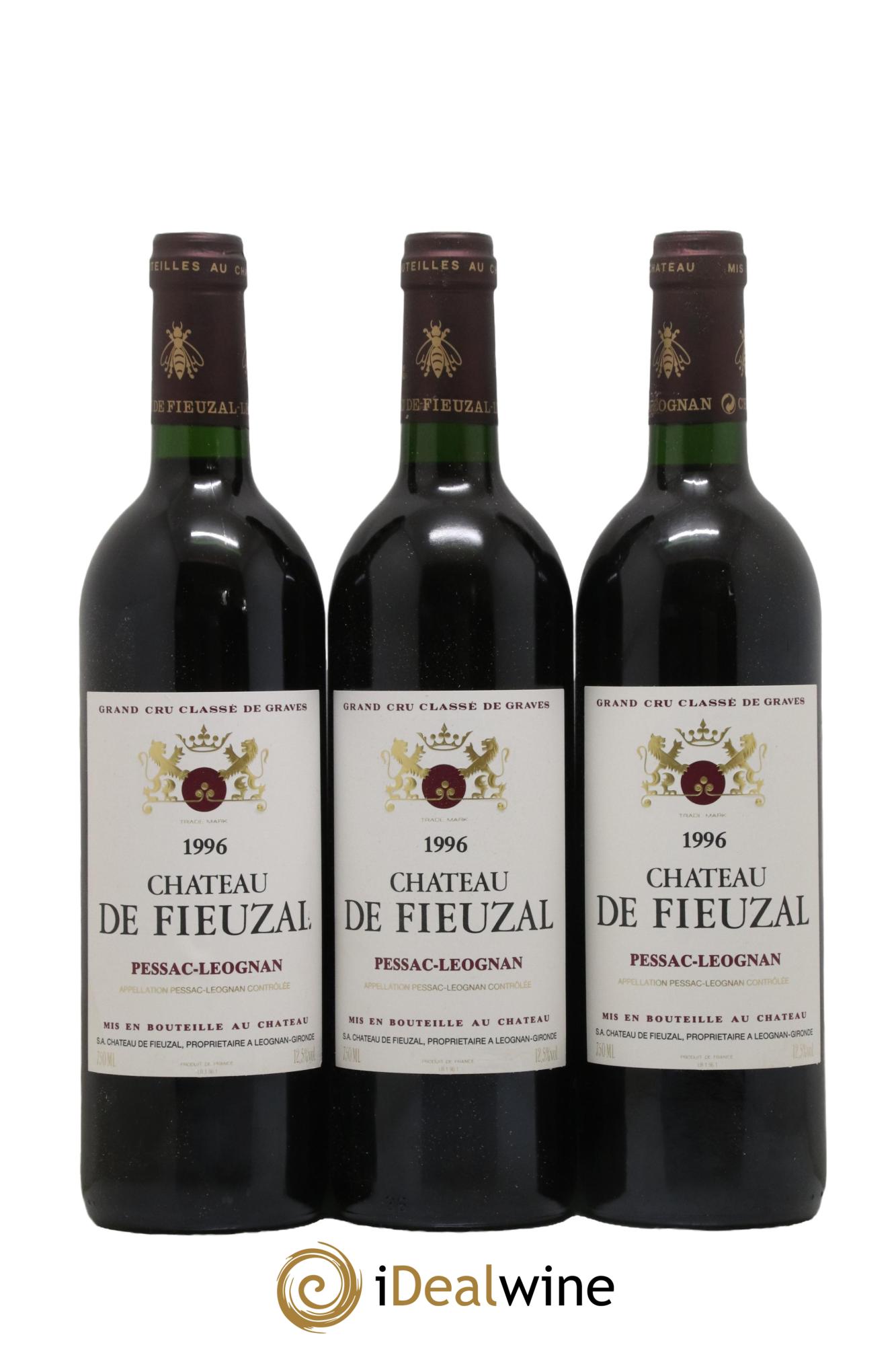 Château de Fieuzal Cru Classé de Graves 1996 - Lot de 12 bouteilles - 3