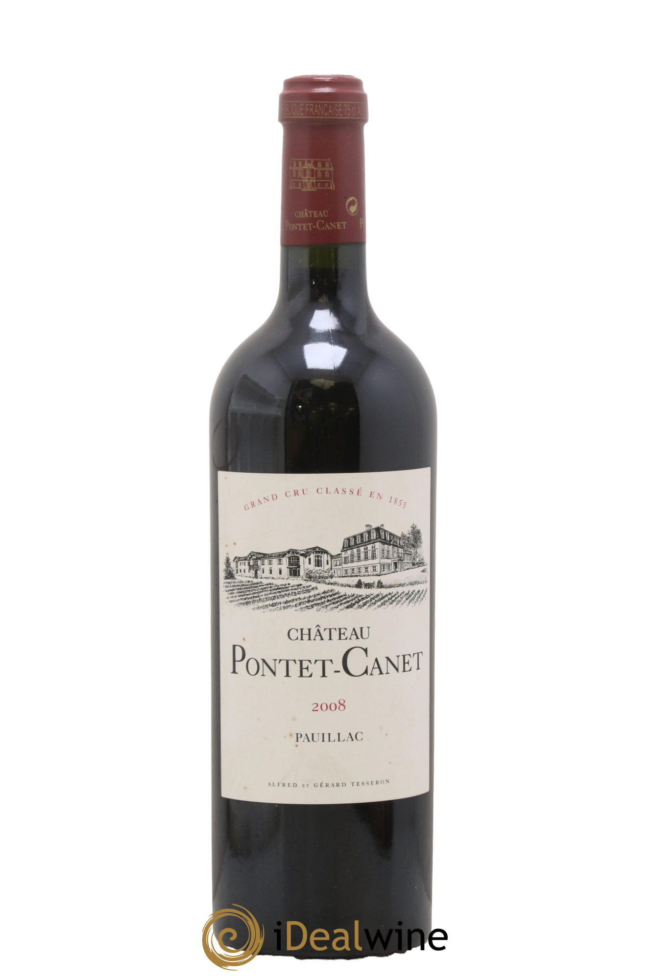 Château Pontet Canet 5ème Grand Cru Classé 2008 - Lot de 1 bouteille - 0