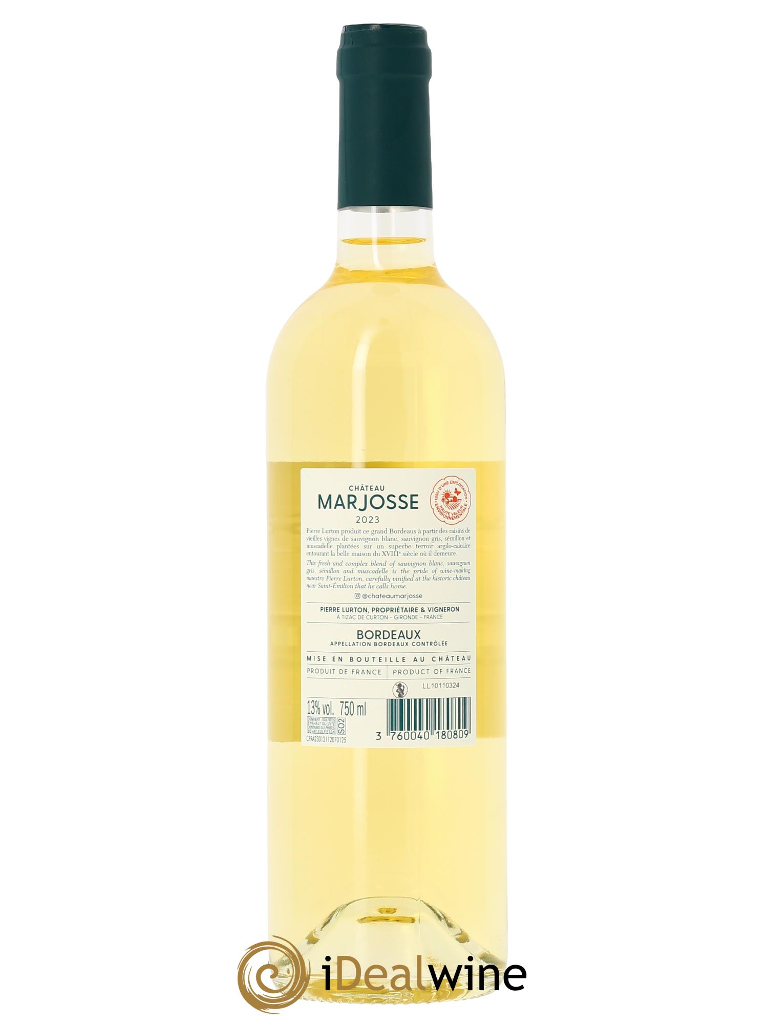 Château Marjosse 2023 - Lot de 1 bouteille - 1
