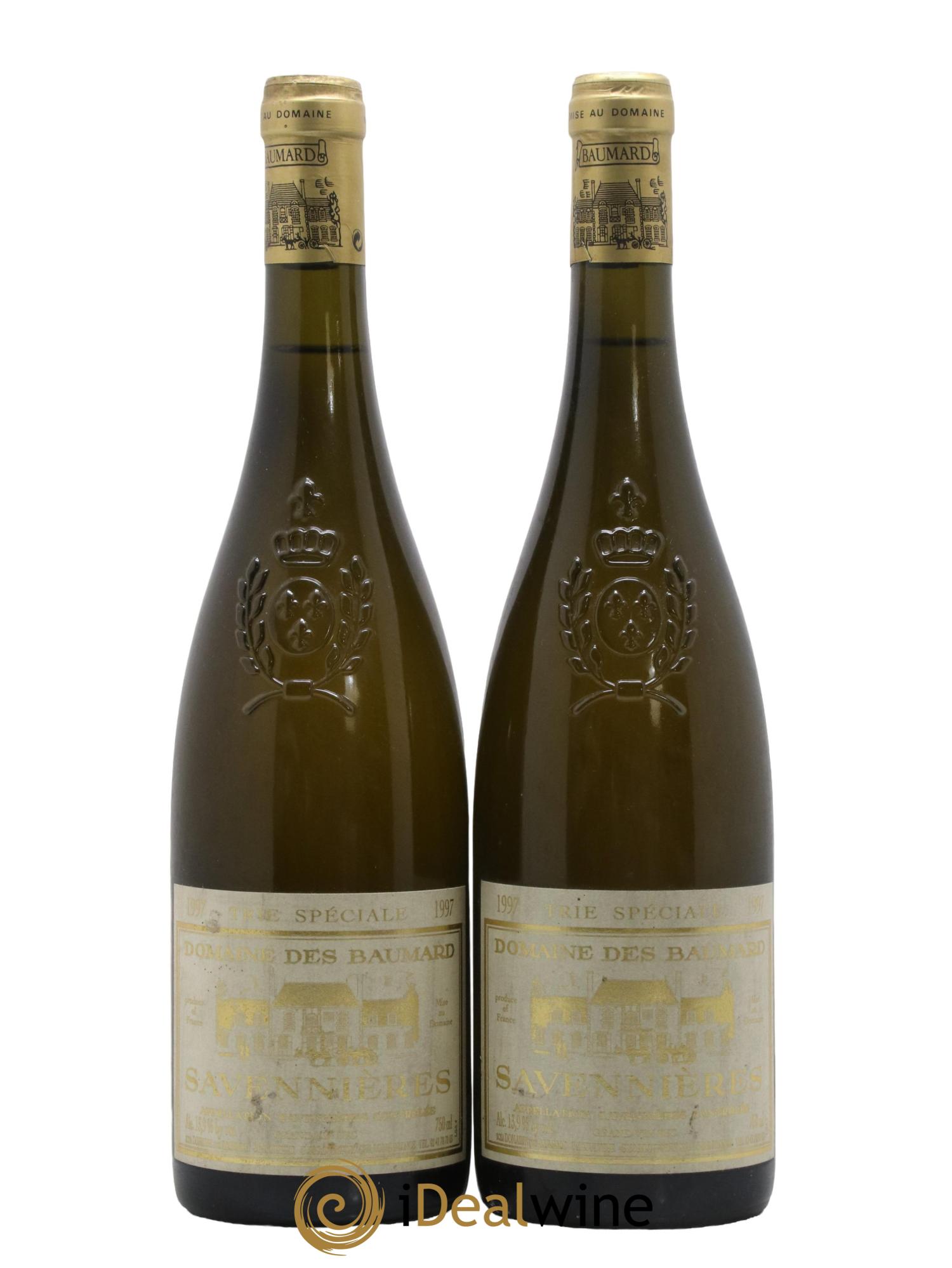 Savennières Trie Spéciale Baumard (Domaine des) 1997 - Lot de 2 bouteilles - 0