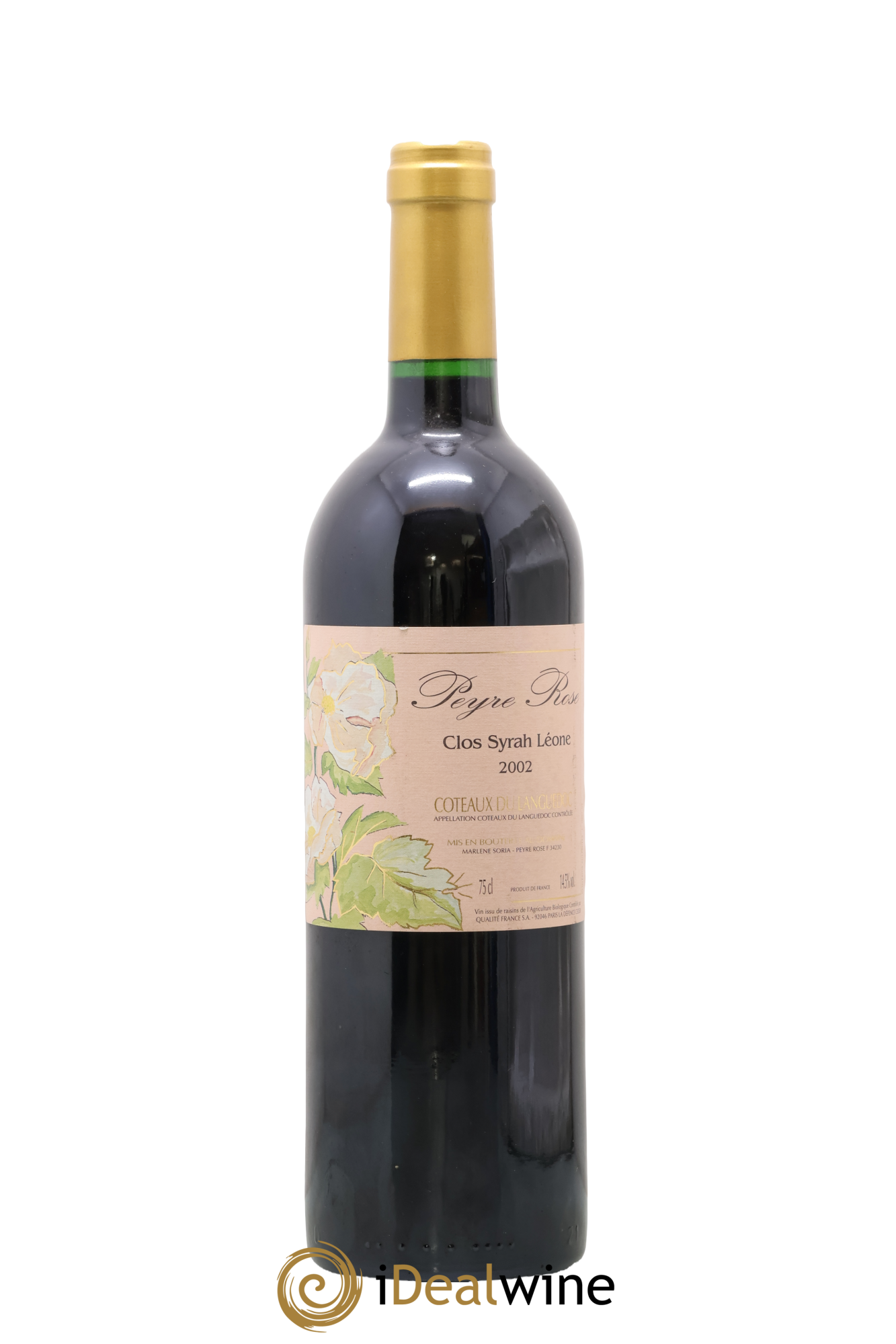Coteaux du Languedoc Domaine Peyre Rose Belle Léone (anciennement Syrah Léone) Marlène Soria 2002 - Lot of 1 bottle - 0