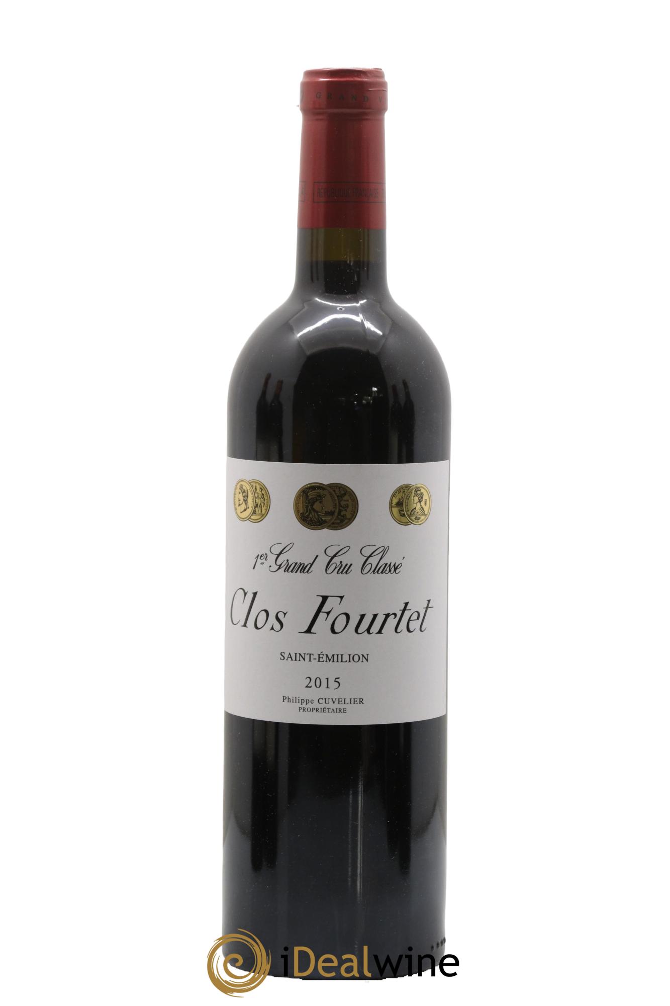 Clos Fourtet 1er Grand Cru Classé B 2015 - Lot de 1 bouteille - 0
