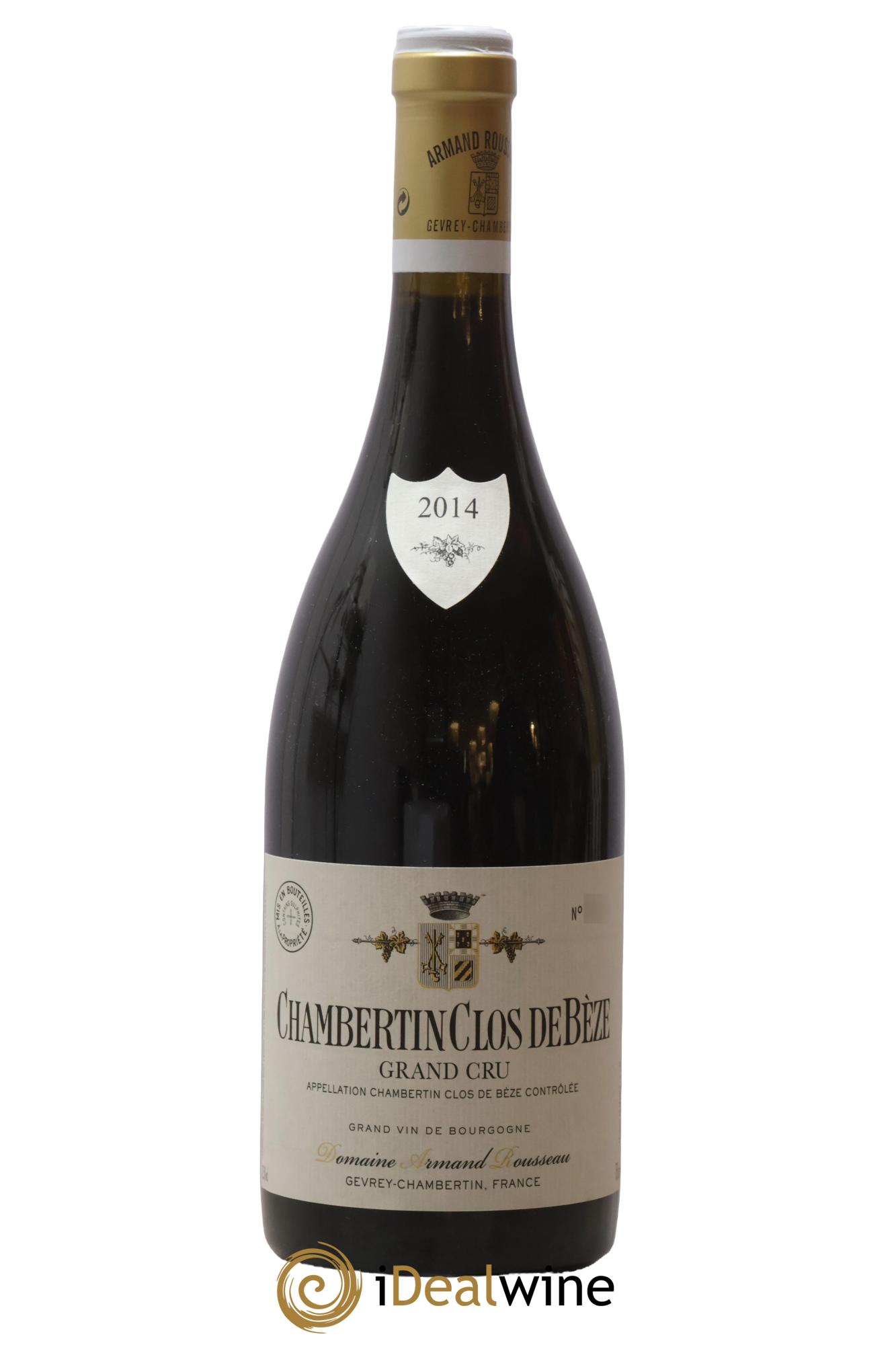 Chambertin Clos de Bèze Grand Cru Armand Rousseau (Domaine) 2014 - Lot of 1 bottle - 0
