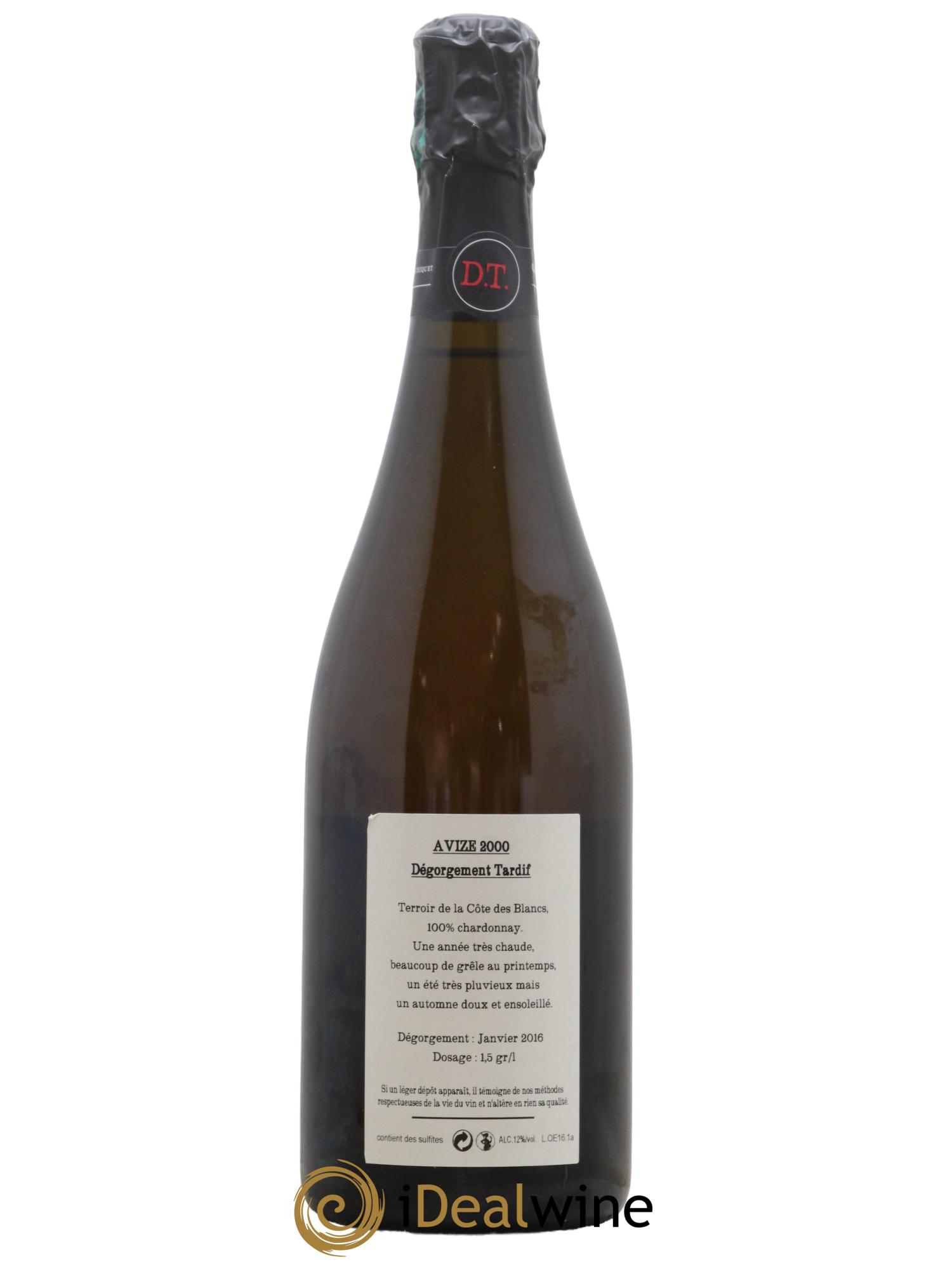 Avize DT (Dégorgement Tardif) Jacquesson 2000 - Lotto di 1 bottiglia - 1