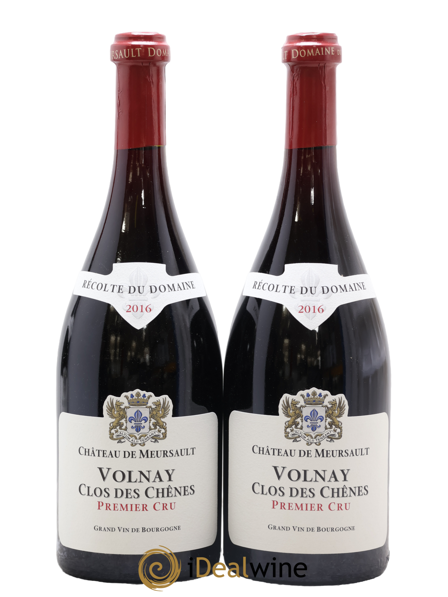Volnay 1er Cru Clos des Chênes Château de Meursault 2016 - Lot de 2 bouteilles - 0