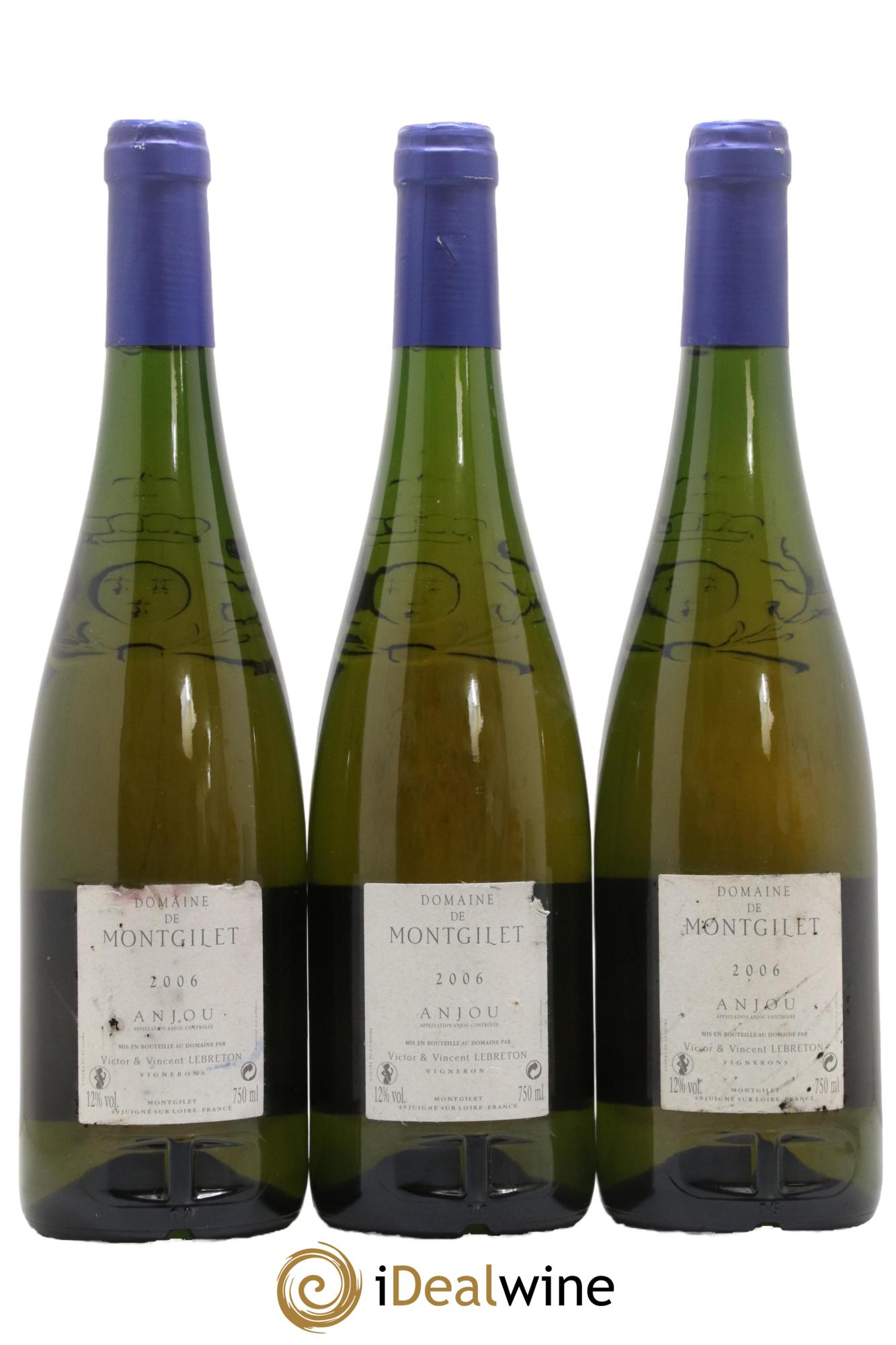 Anjou Domaine de Montgilet 2006 - Lot de 3 bouteilles - 1