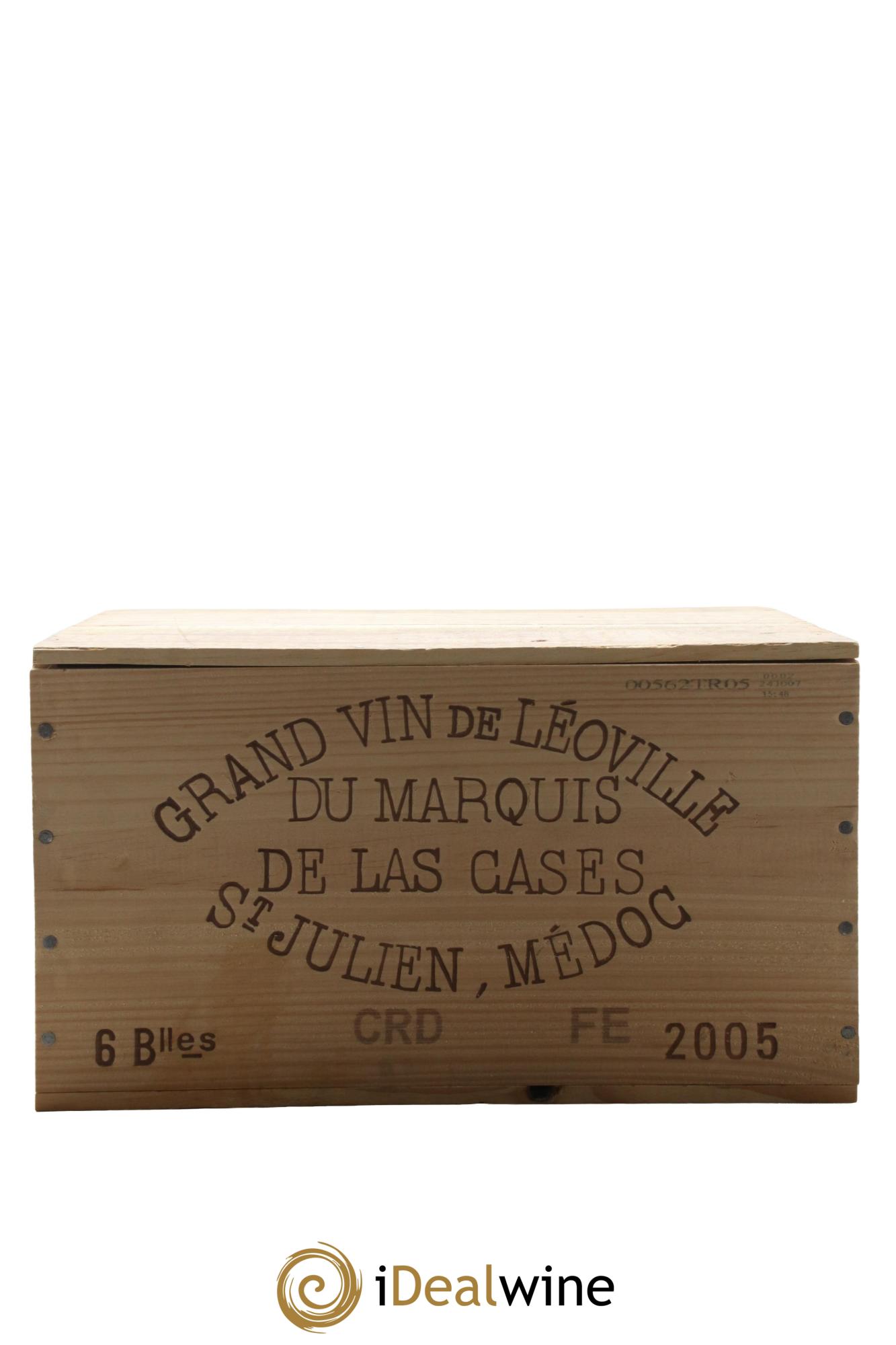 Château Léoville Las Cases 2ème Grand Cru Classé 2005 - Lot de 6 bouteilles - 5