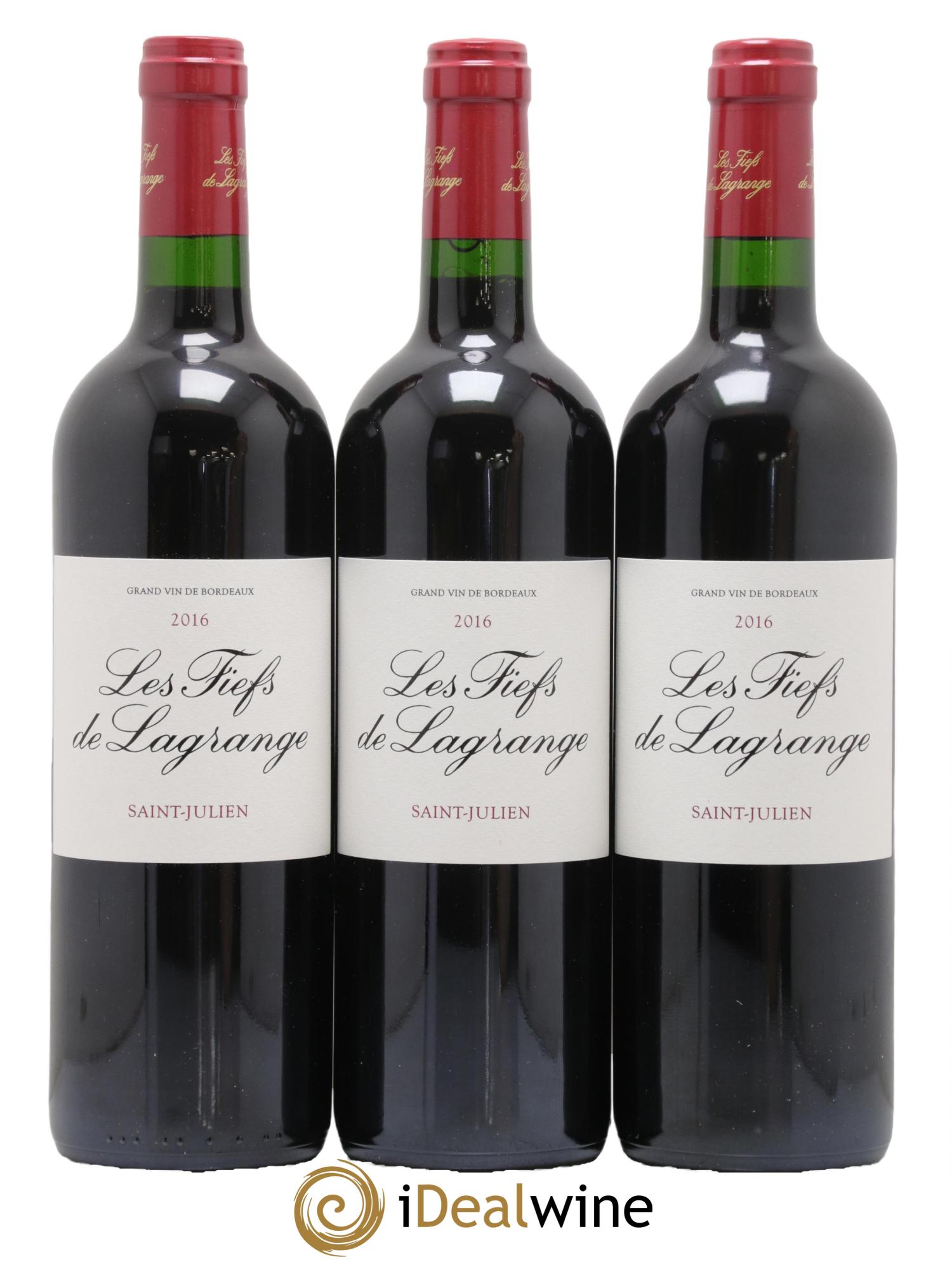 Les Fiefs de Lagrange Second Vin 2016 - Lot de 3 bouteilles - 0