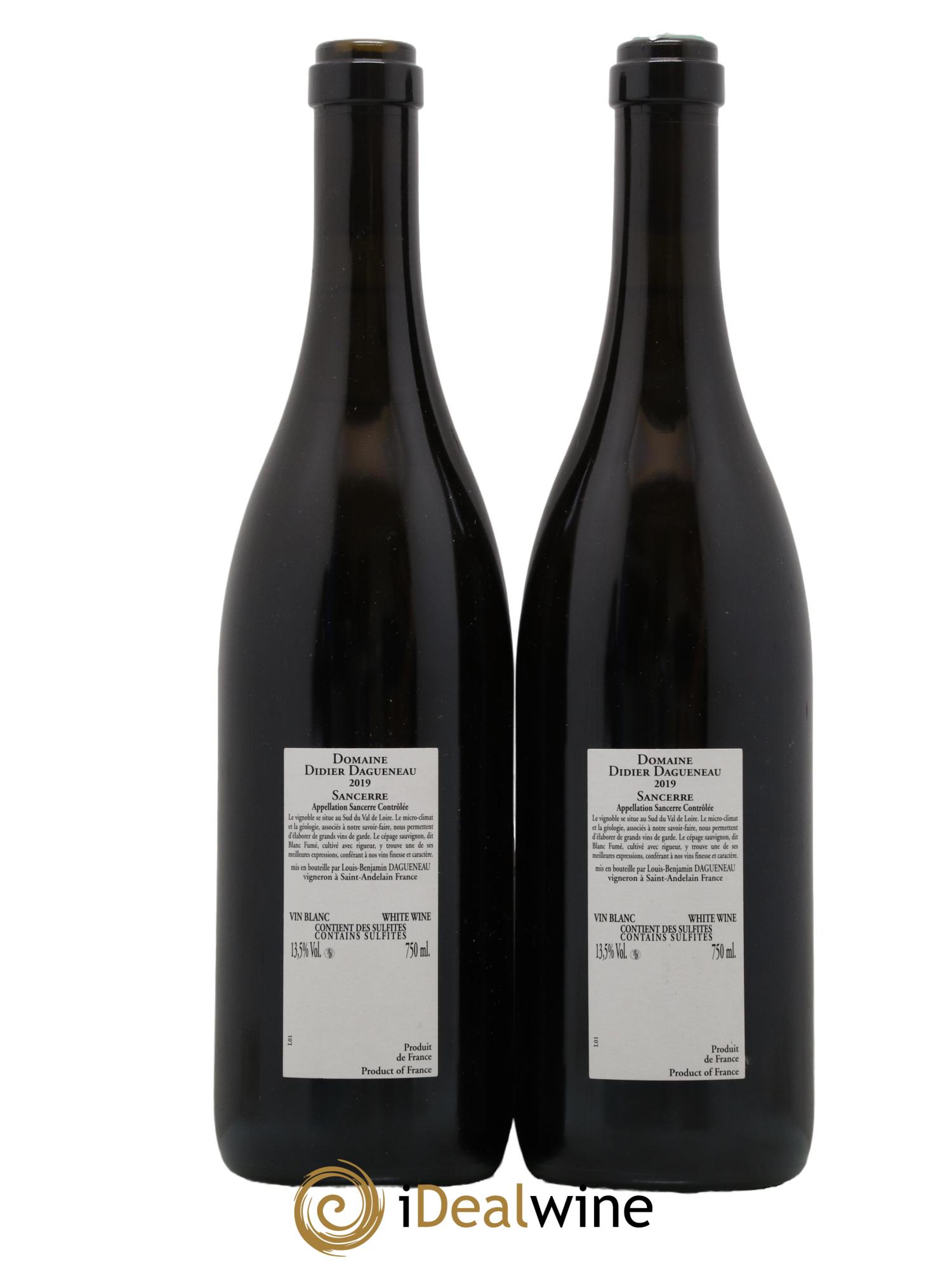 Sancerre En Chailloux Dagueneau 2019 - Lot de 2 bouteilles - 1