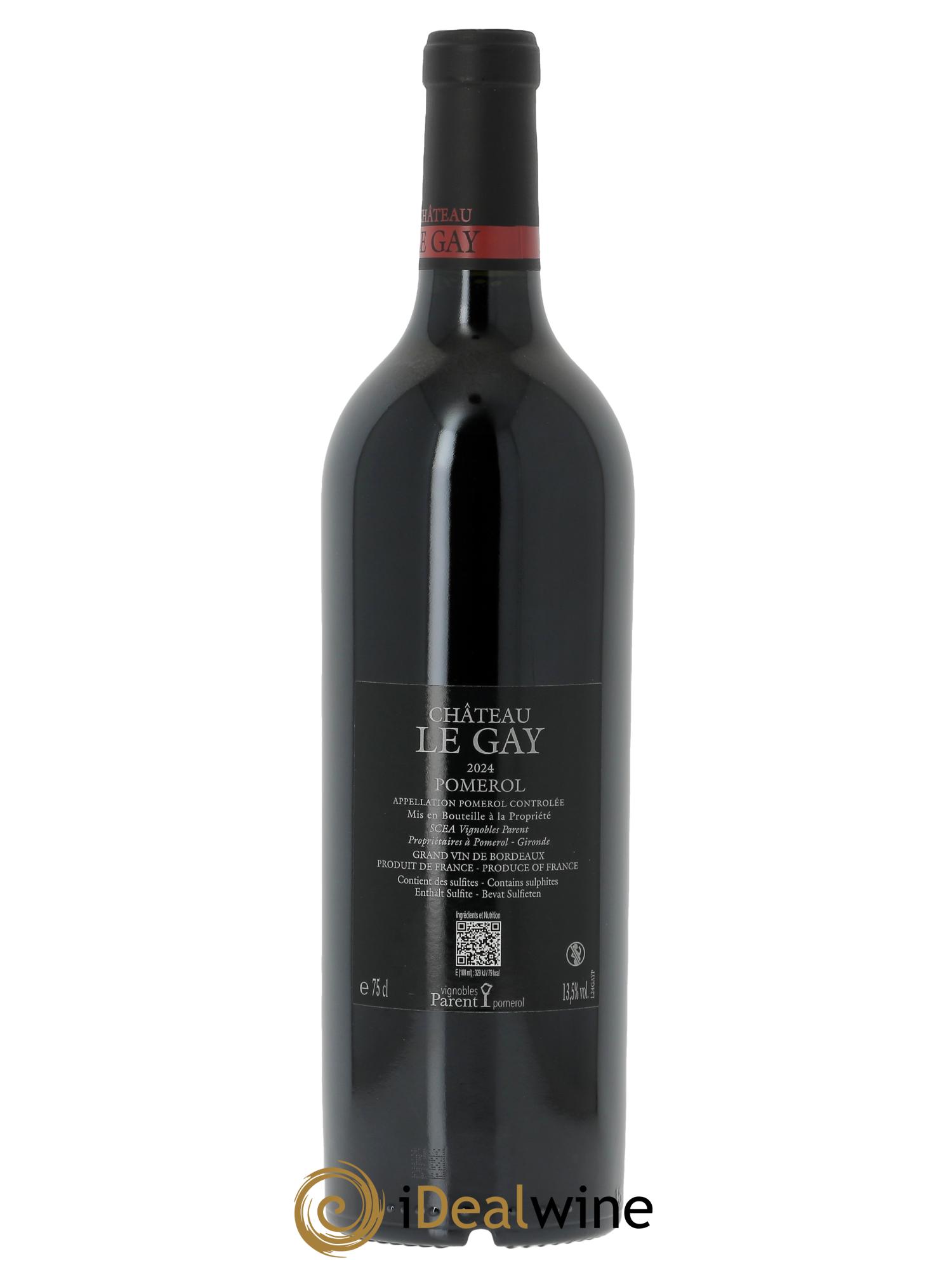 Château Le Gay (CBO à partir de 6 bts) 2024 - Lot de 1 bouteille - 1