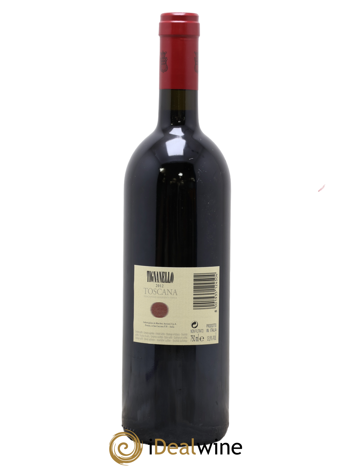 Toscana IGT Tignanello Tenuta Tignanello - Marchesi Antinori 2012 - Lotto di 1 bottiglia - 1