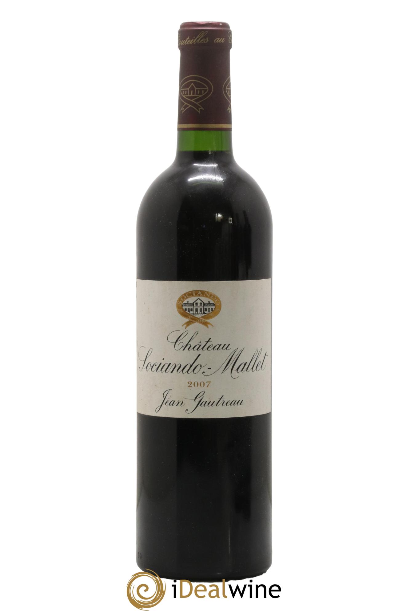 Château Sociando Mallet 2007 - Lotto di 1 bottiglia - 0