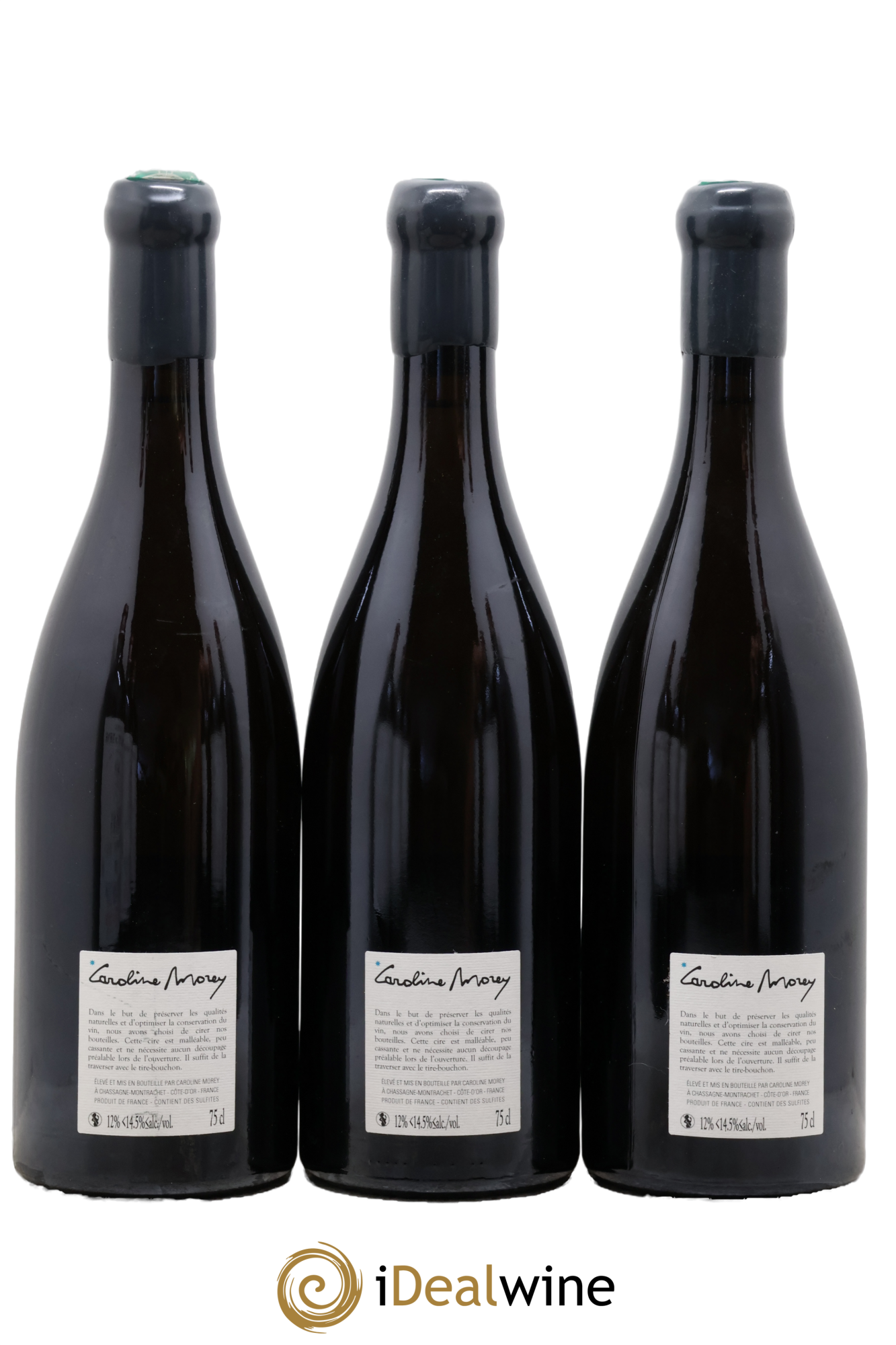 Chassagne-Montrachet 1er Cru Les Champs Gains Caroline Morey 2022 - Lot de 3 bouteilles - 1