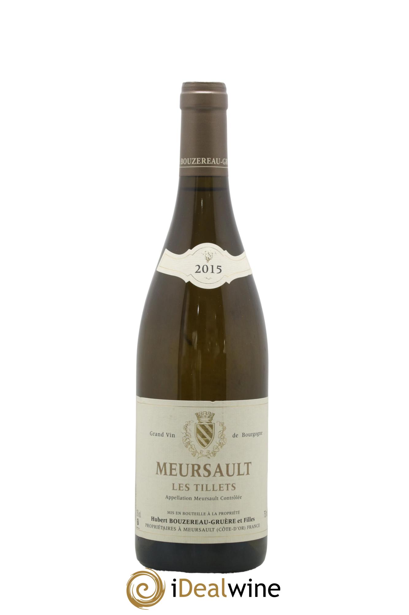Meursault Les Tillets Hubert Bouzereau-Gruère 2015 - Posten von 1 Flasche - 0