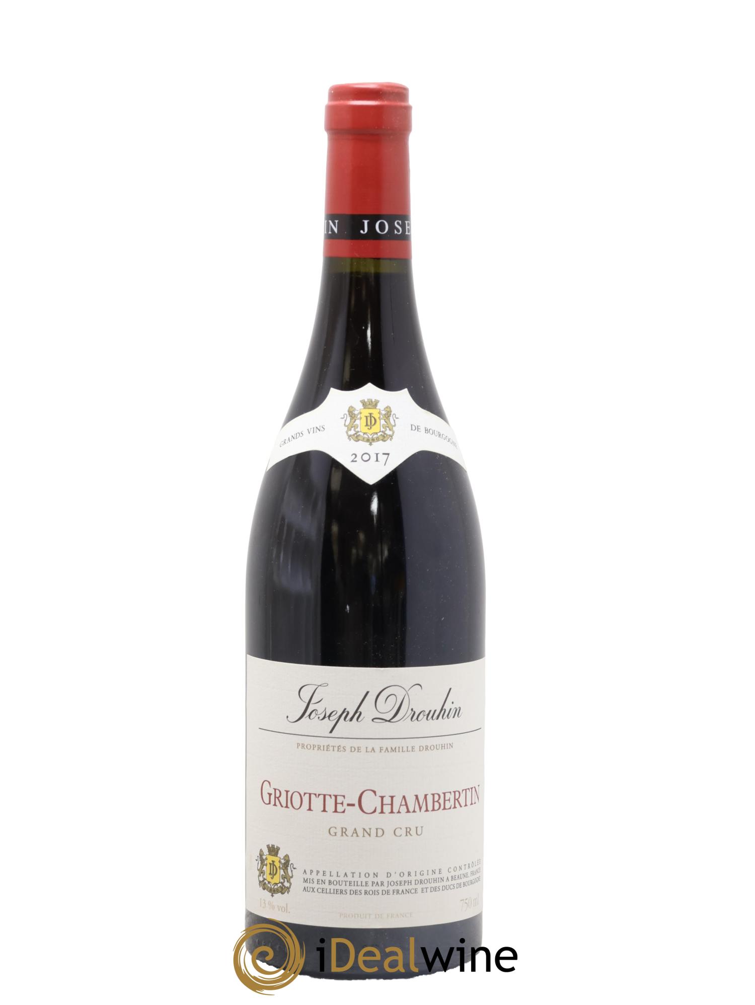 Griotte-Chambertin Grand Cru Joseph Drouhin 2017 - Lot de 1 bouteille - 0