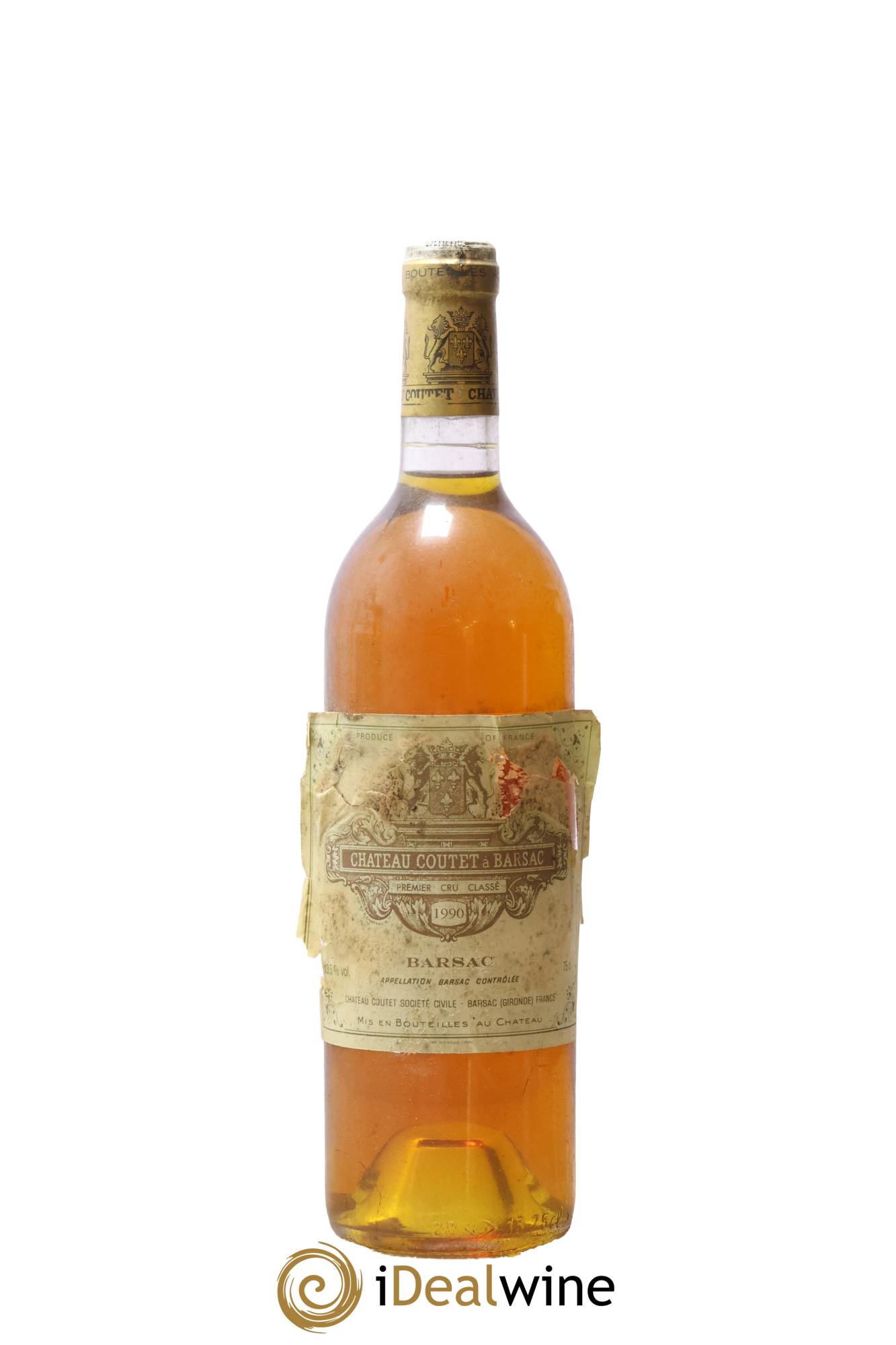 Château Coutet 1er Grand Cru Classé 1990 - Lot de 1 bouteille - 0