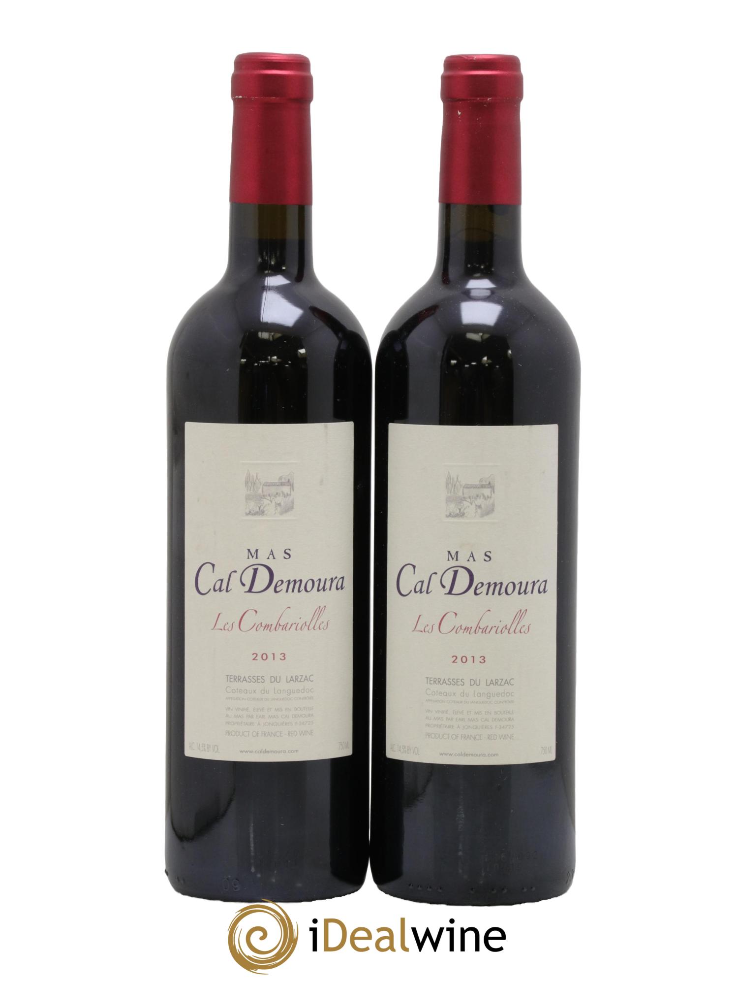 Terrasses du Larzac Les Combariolles Mas Cal Demoura 2013 - Lot de 2 bouteilles - 0