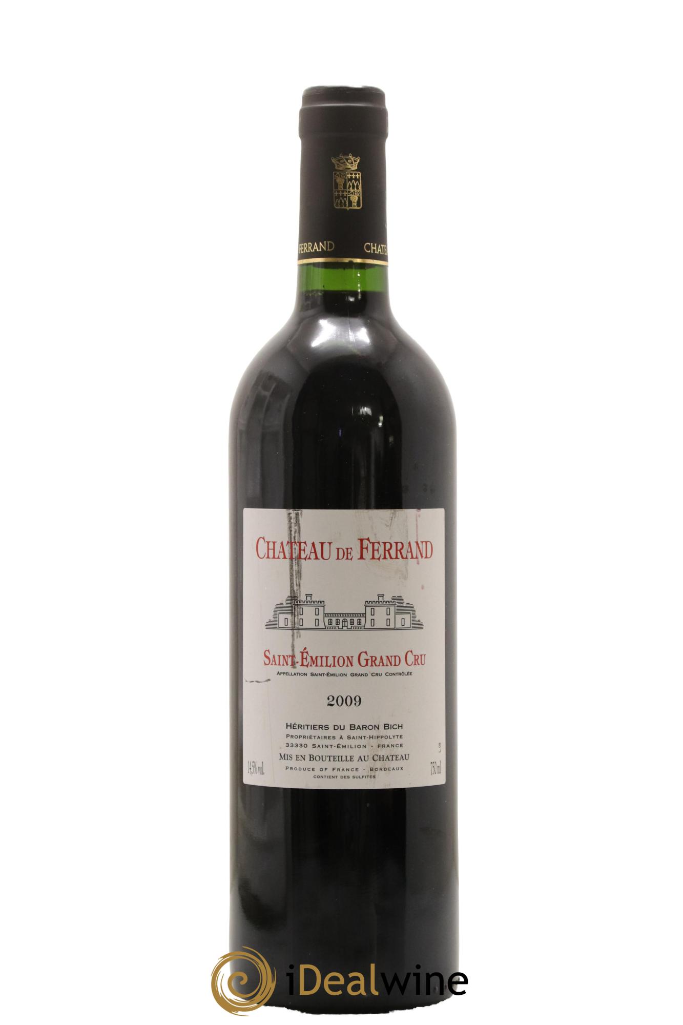 Château de Ferrand Grand Cru Classé 2009 - Lot de 1 bouteille - 0