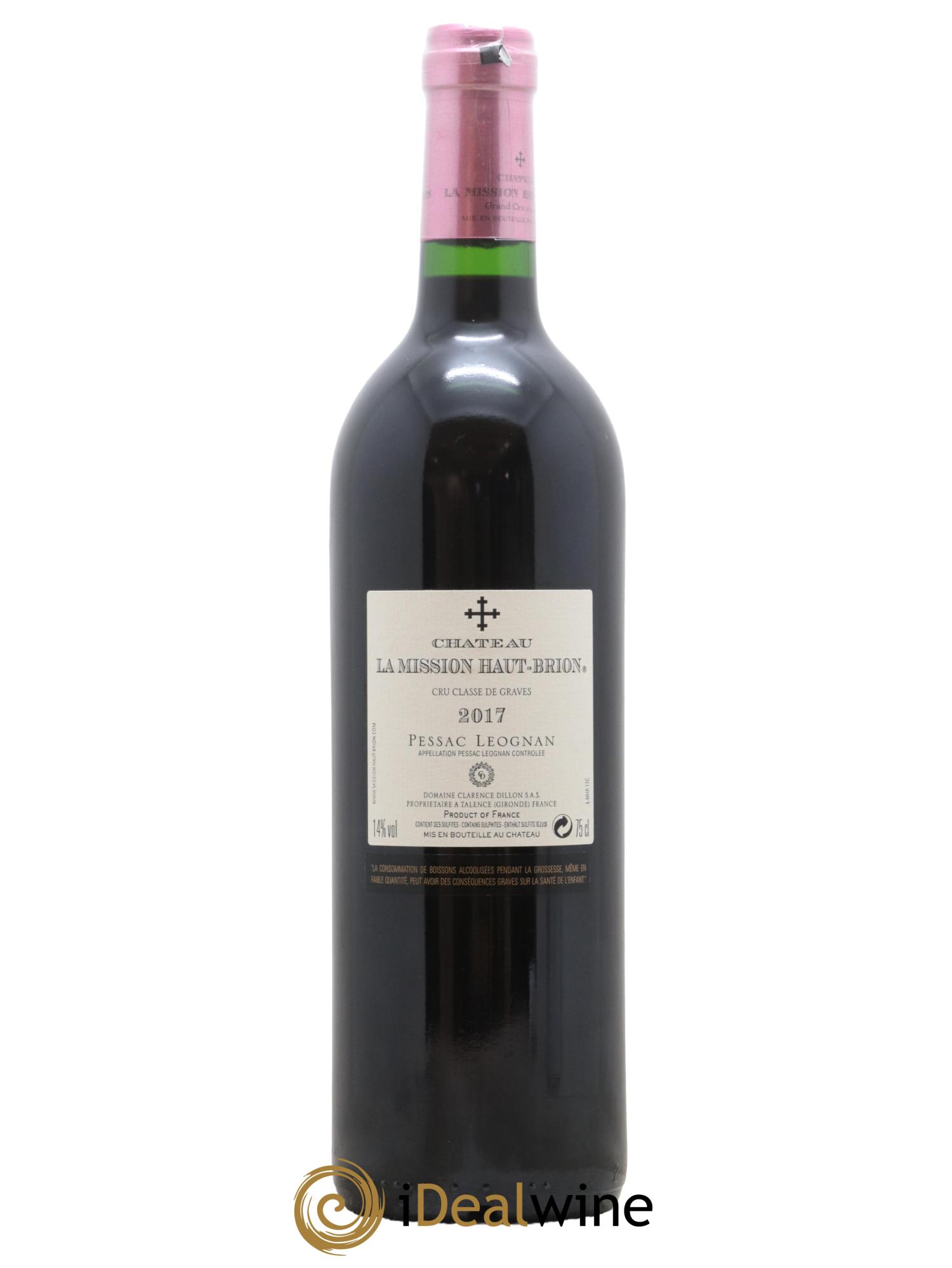 Château la Mission Haut-Brion Cru Classé de Graves  2017 - Lot of 1 bottle - 1